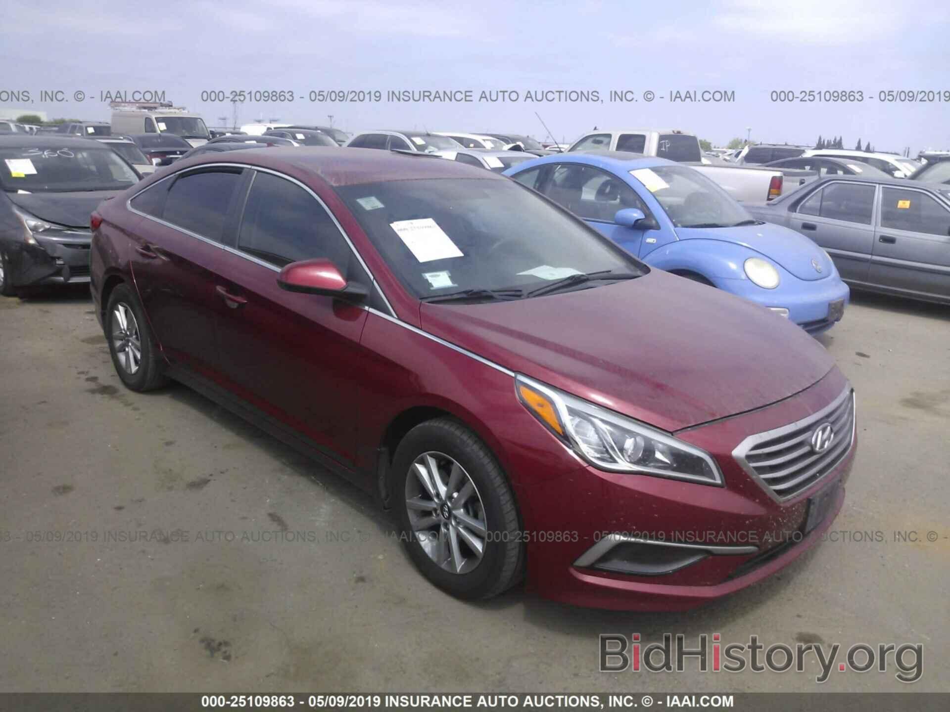 Photo 5NPE24AF4GH411621 - HYUNDAI SONATA 2016