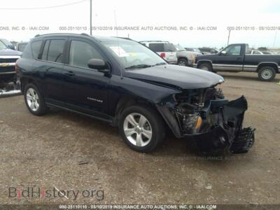 2012 Jeep COMPASS Sport, blue — VIN 1C4NJDBB5CD600096, IAAI