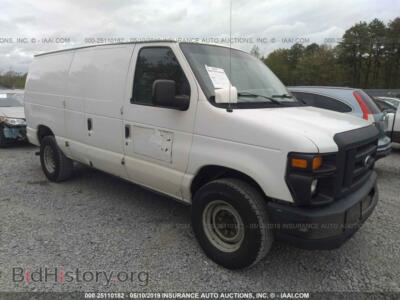 2008 Ford ECONOLINE E250 Van, белый — VIN 1FTNE24W48DB28506, IAAI