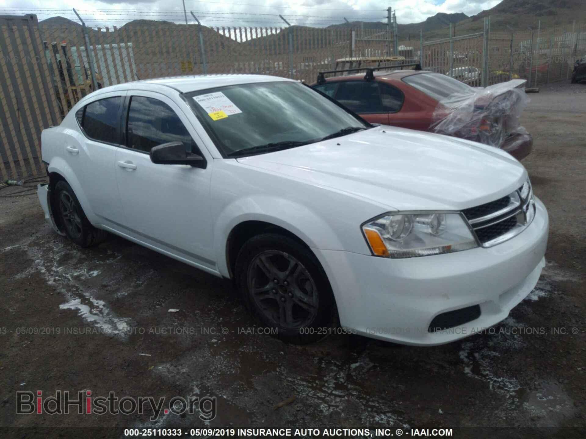 Photo 1C3CDZAB7DN725131 - DODGE AVENGER 2013