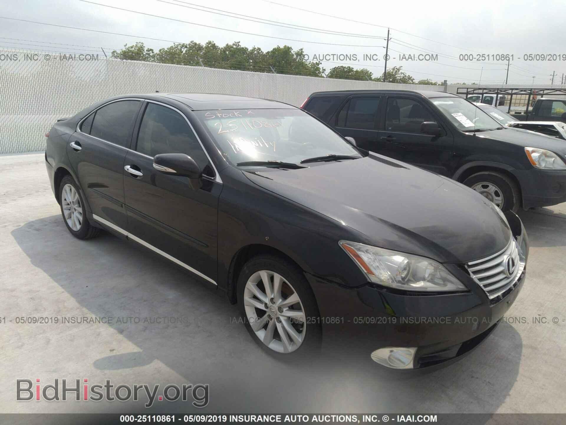 Photo JTHBK1EG2B2421058 - LEXUS ES 2011