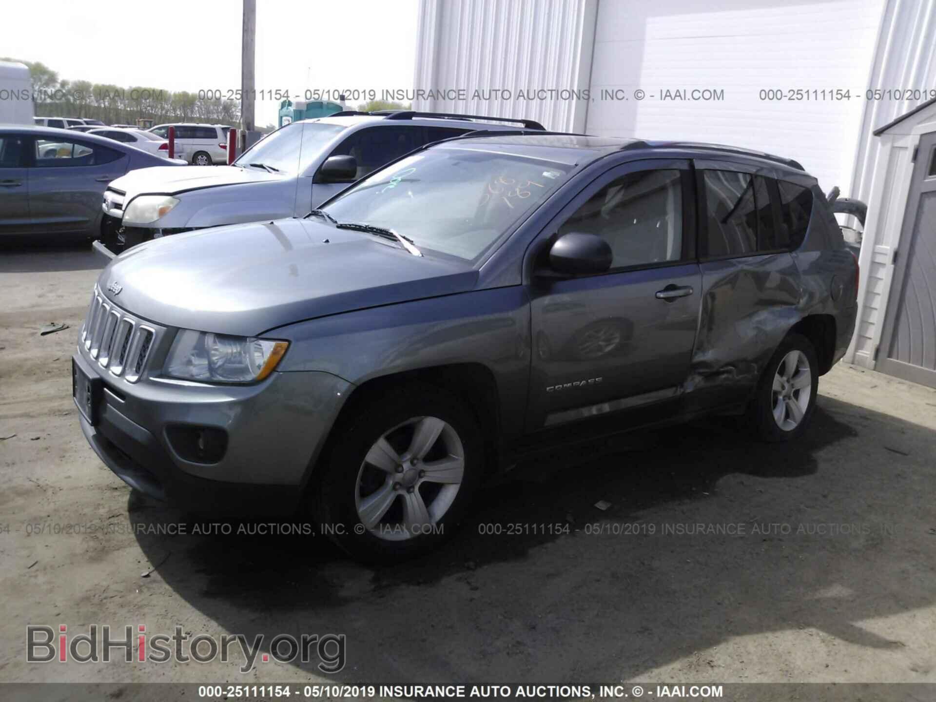 2012 JEEP COMPASS - VIN: 1C4NJDEB4CD651360 - Фото 2