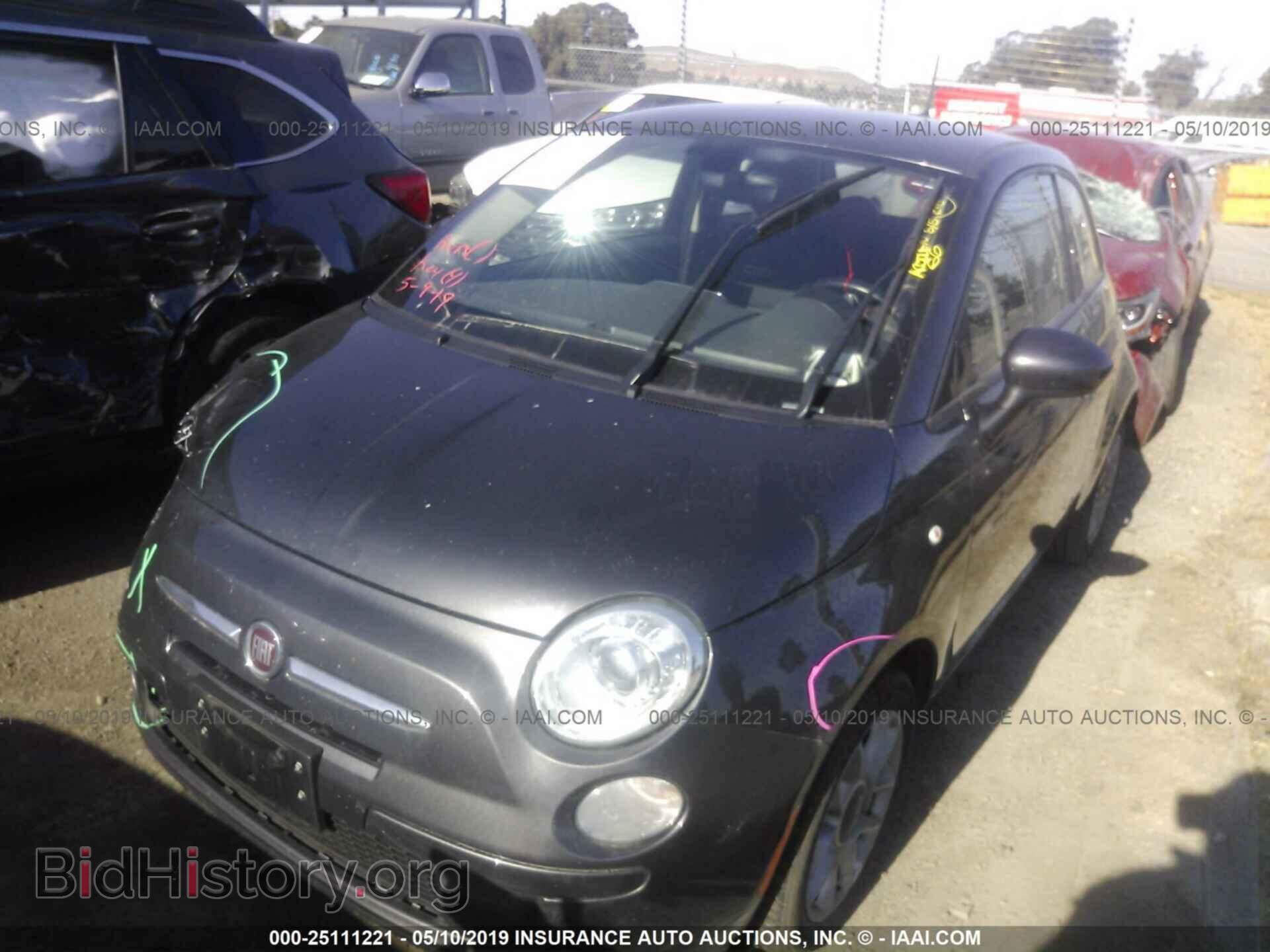 2017 FIAT 500 - VIN: 3C3CFFKR5HT699879 - Фото 2