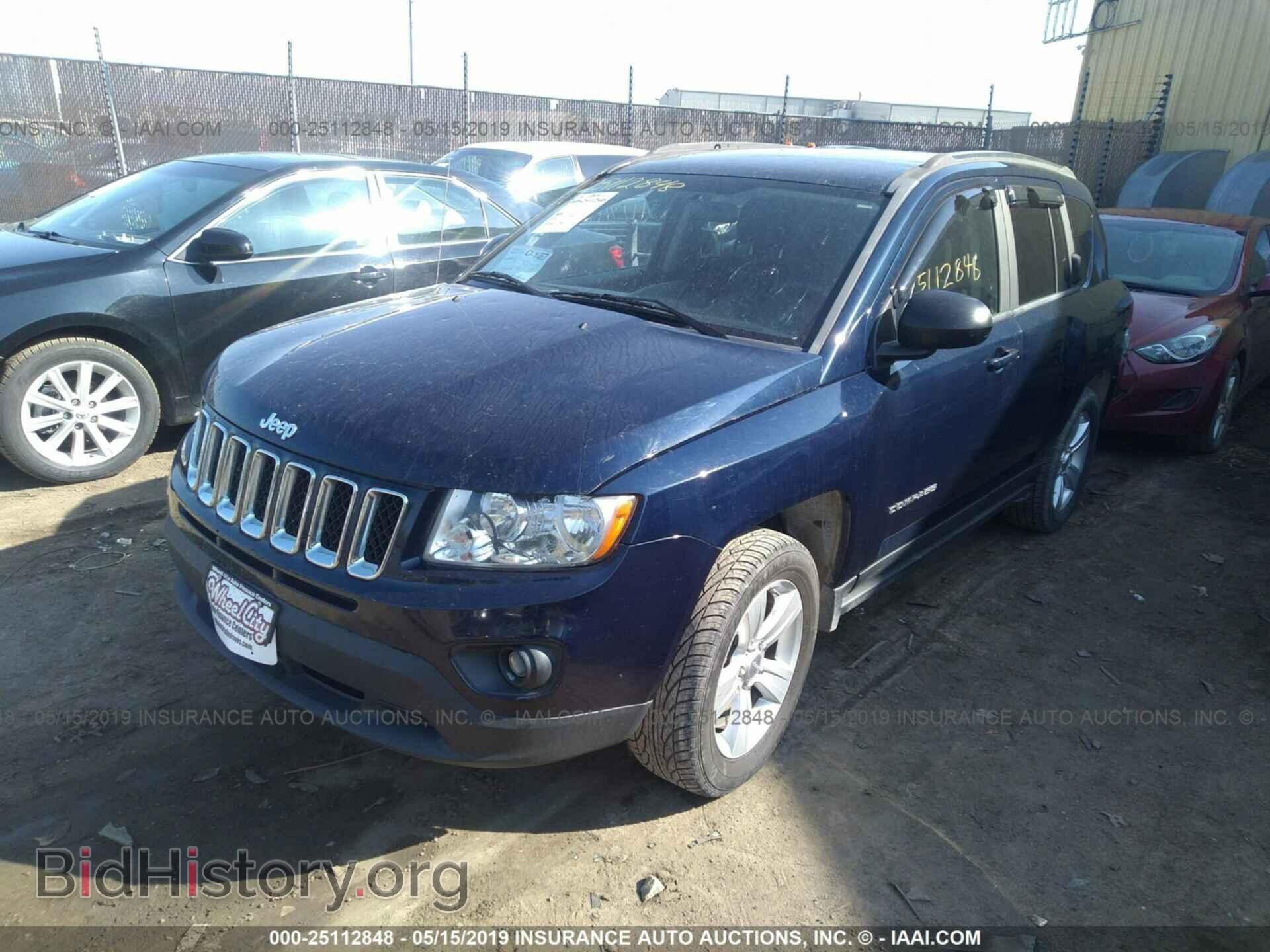 2013 JEEP COMPASS - VIN: 1C4NJCEB2DD125501 - Фото 2