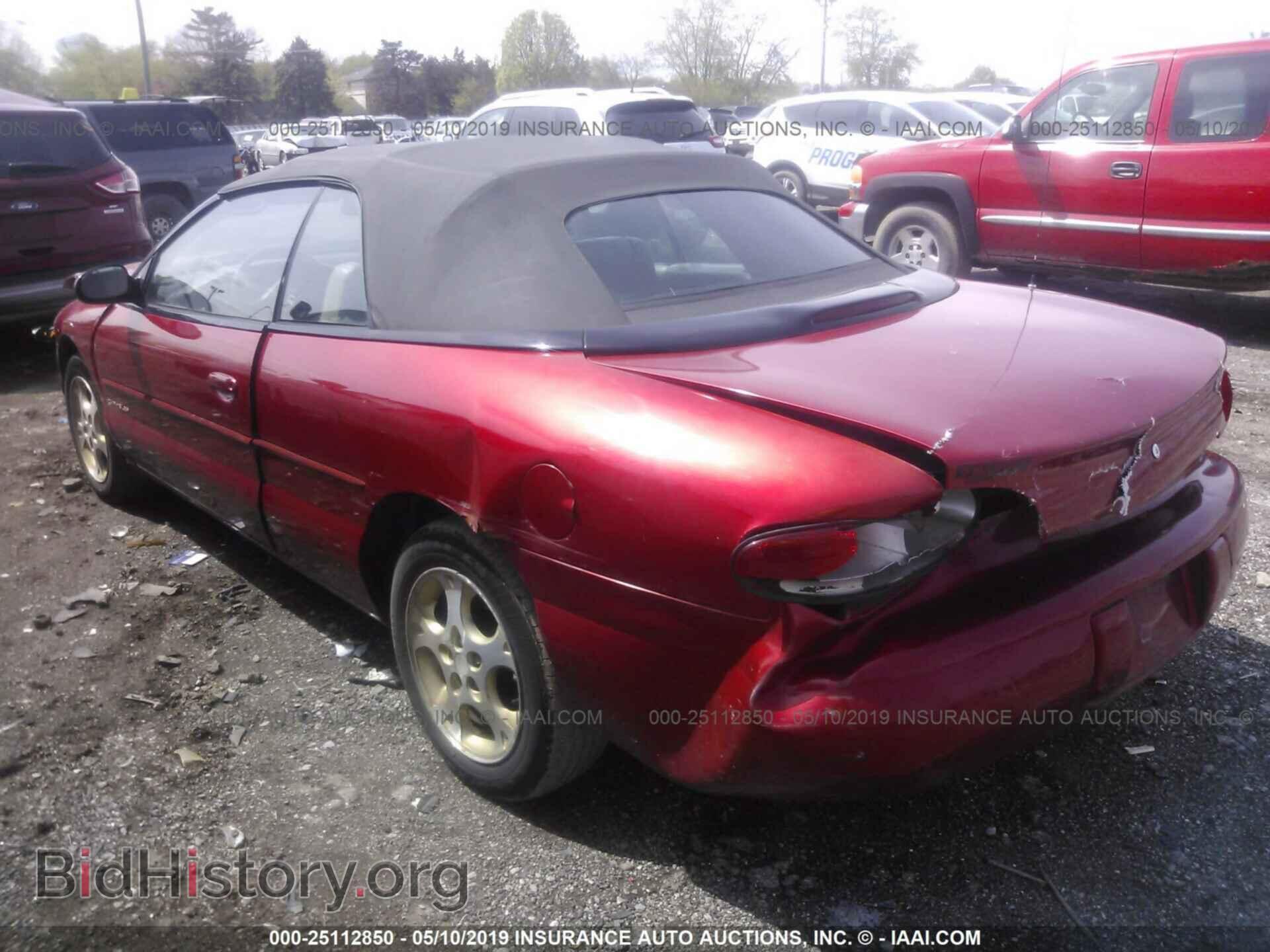 2000 CHRYSLER SEBRING - VIN: 3C3EL55H2YT214760 - Фото 3