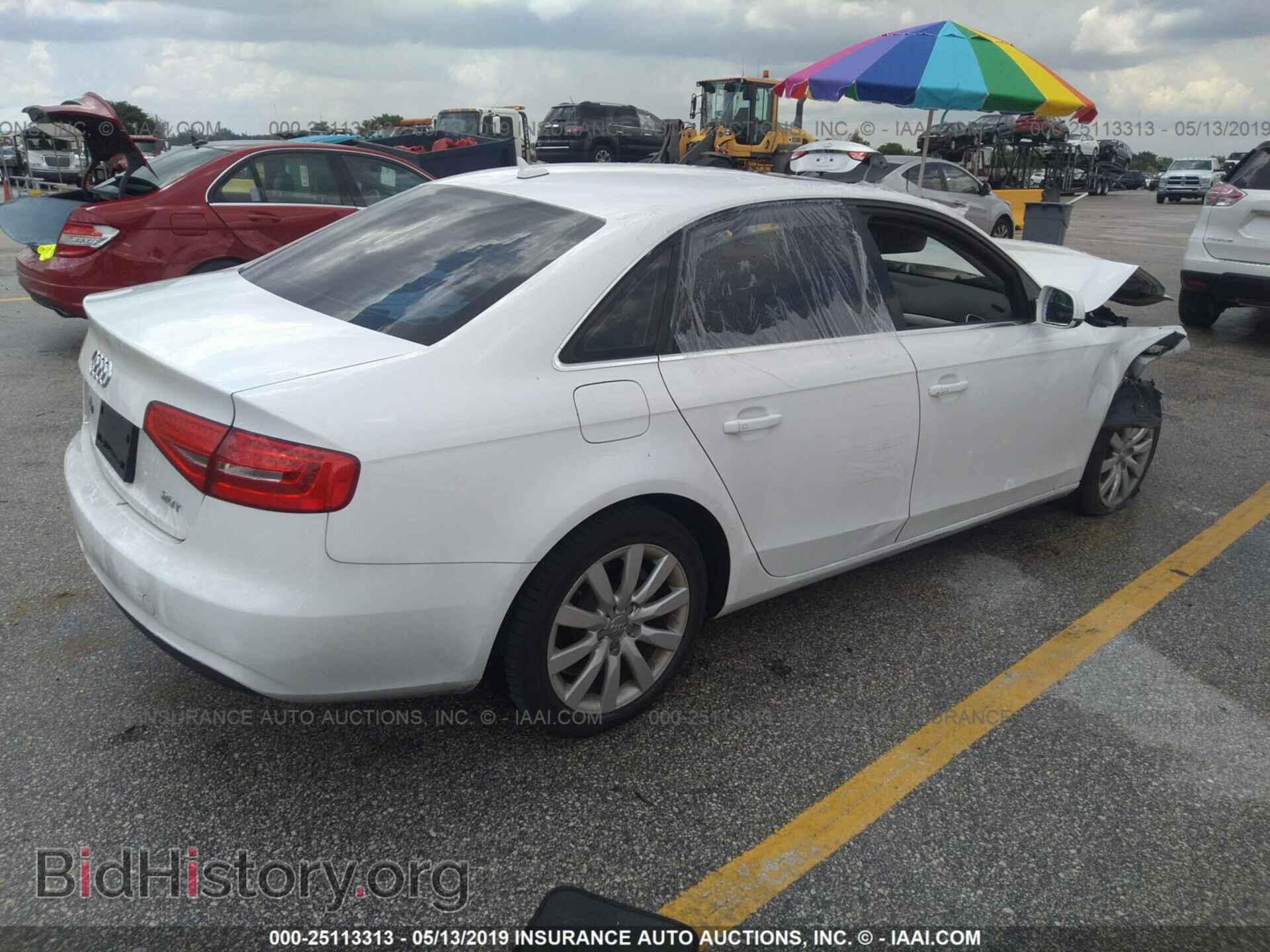 2013 AUDI A4 - VIN: WAUAFAFL9DA070037 - Фото 4