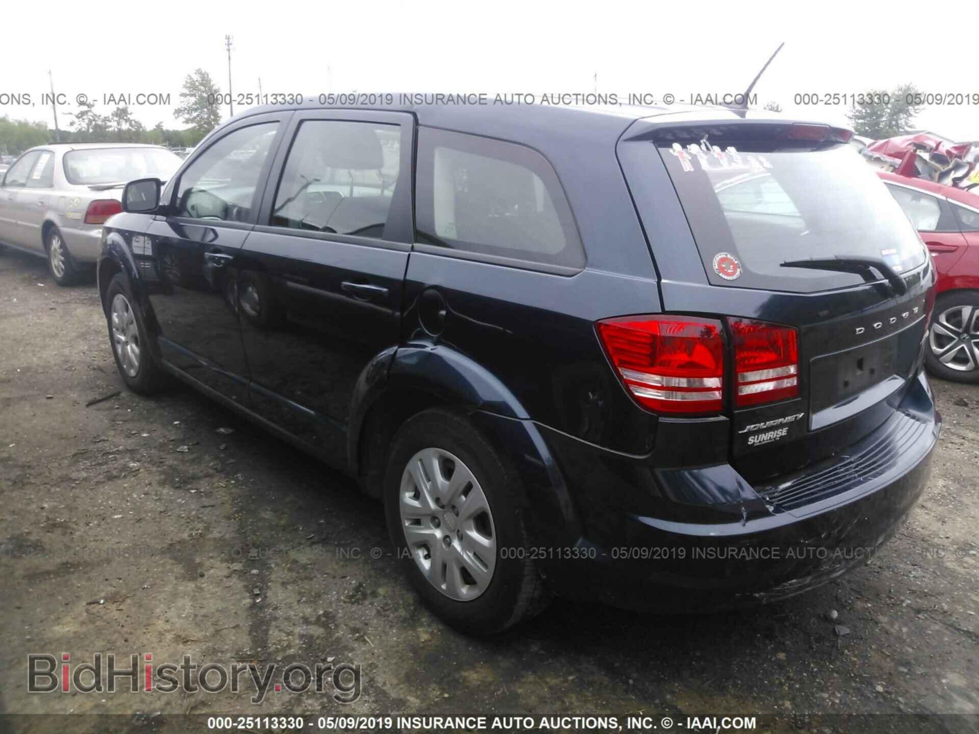 2014 DODGE JOURNEY - VIN: 3C4PDCAB9ET198558 - Фото 3