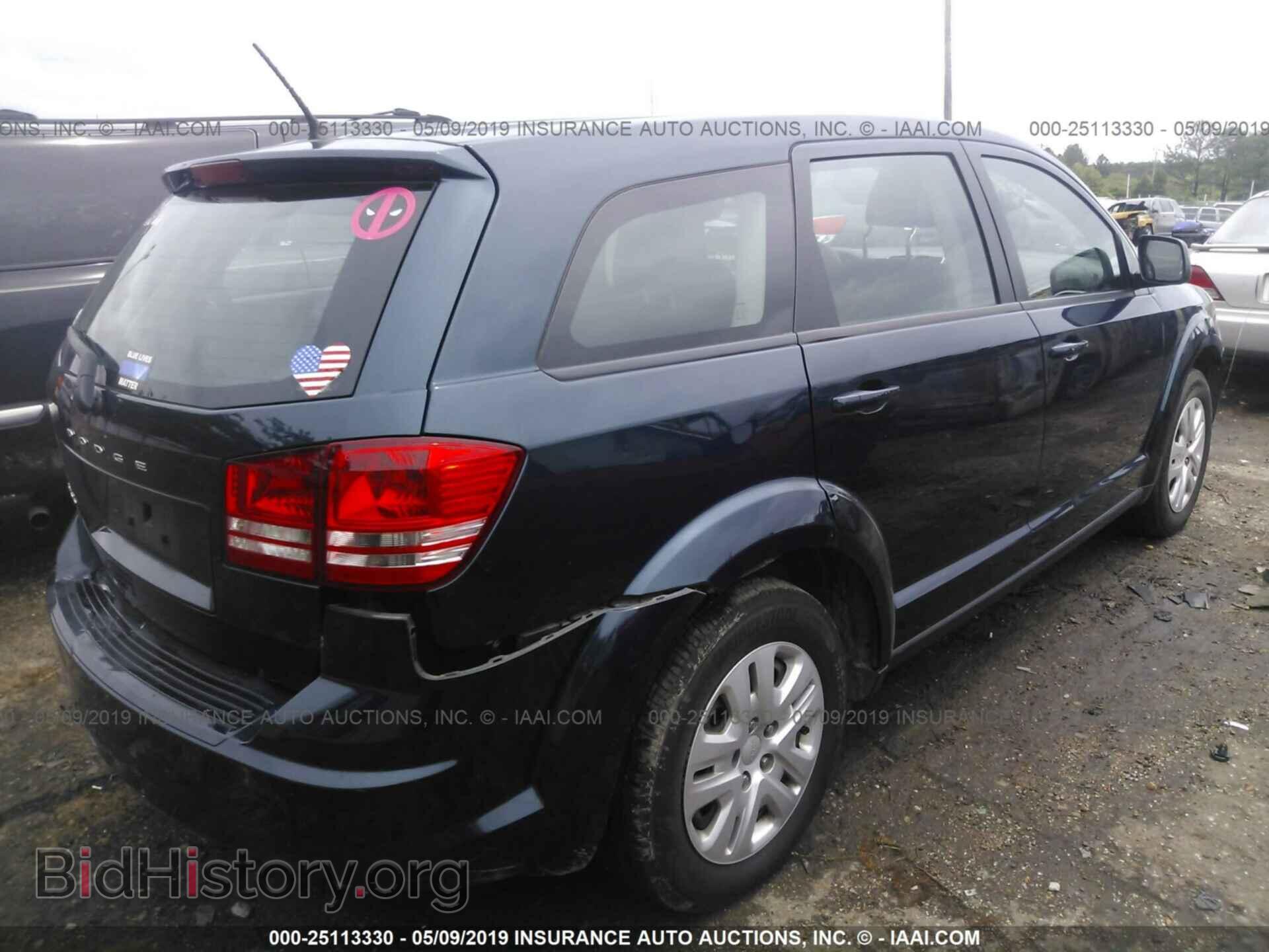 2014 DODGE JOURNEY - VIN: 3C4PDCAB9ET198558 - Фото 4