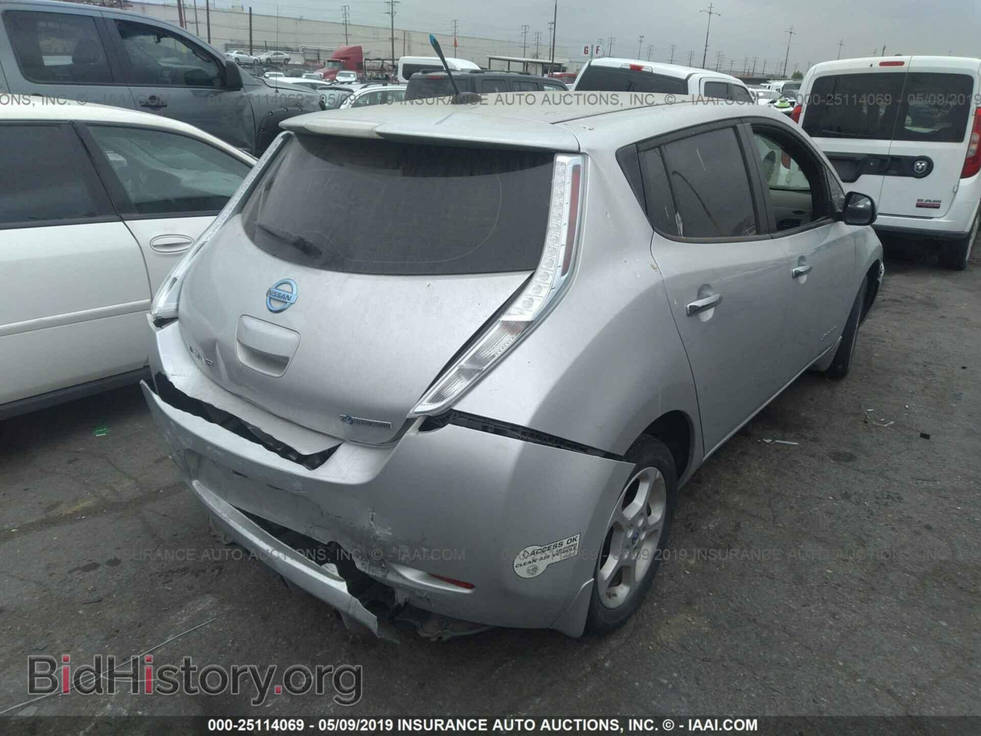 2013 NISSAN LEAF - VIN: 1N4AZ0CP9DC424080 - Фото 4