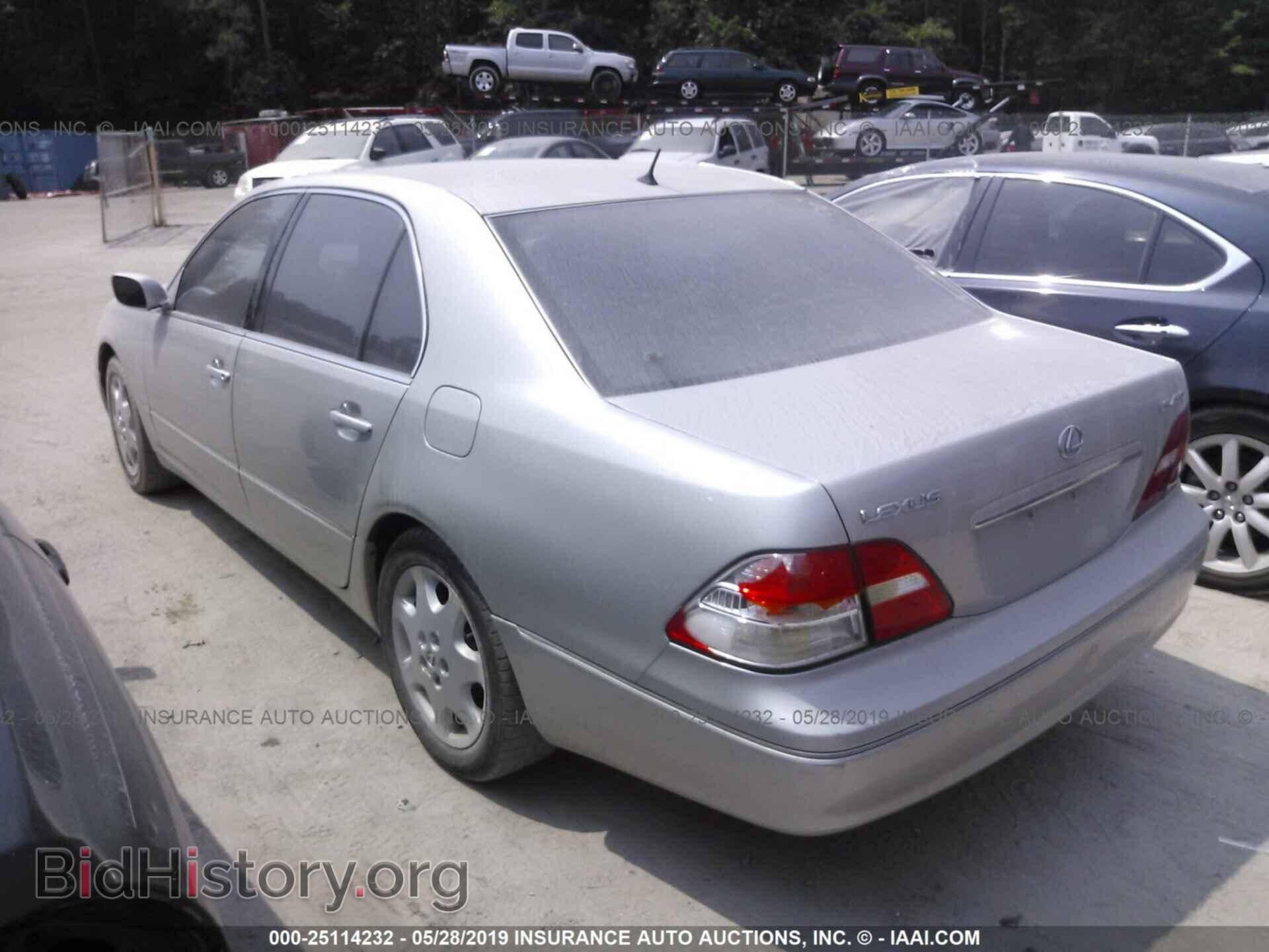2003 LEXUS LS - VIN: JTHBN30F030113529 - Фото 3
