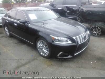 2013 Lexus LS 460, black — VIN JTHBL5EF8D5117536, IAAI