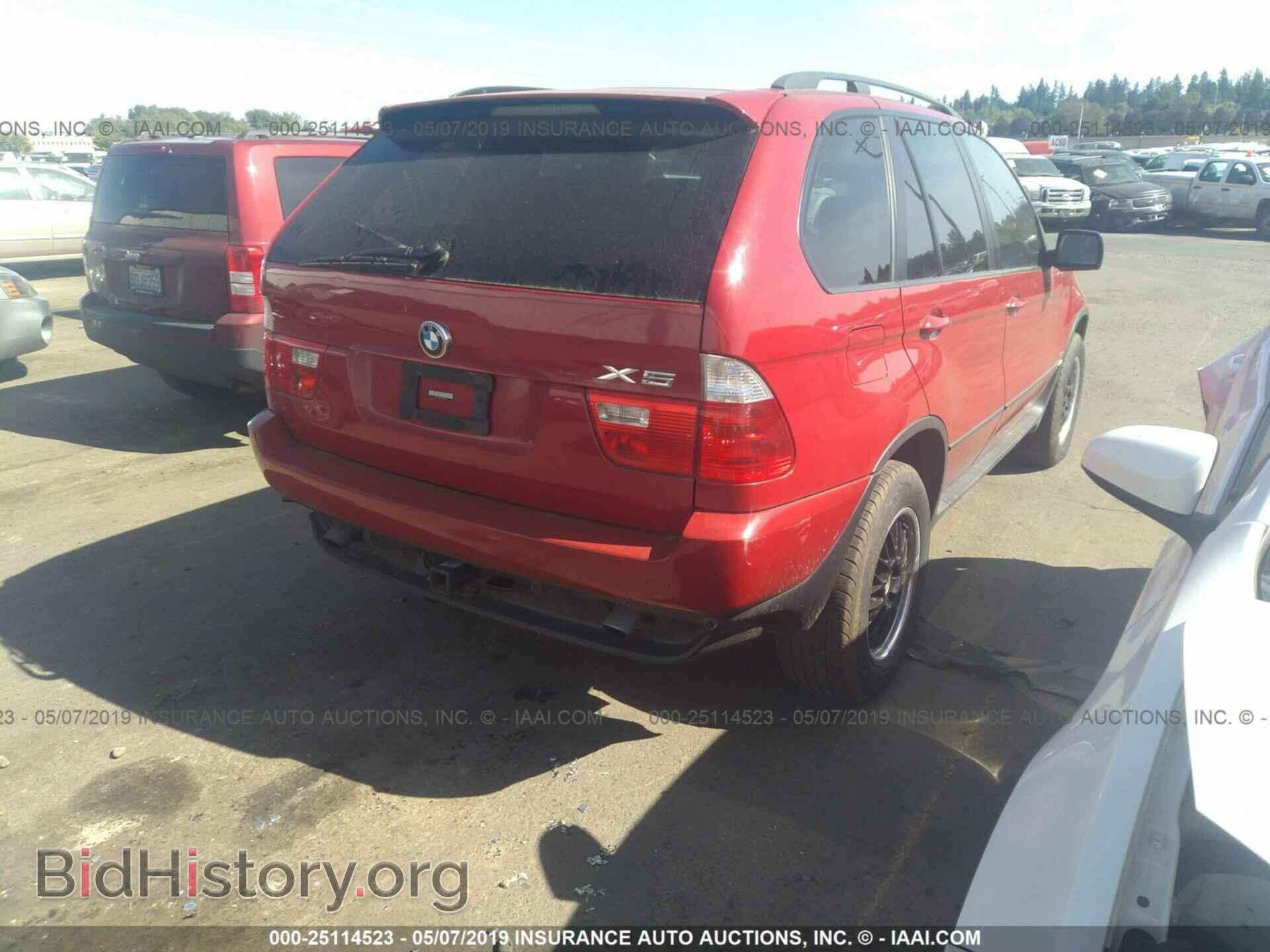 2005 BMW X5 - VIN: 5UXFA13585LY01610 - Фото 4