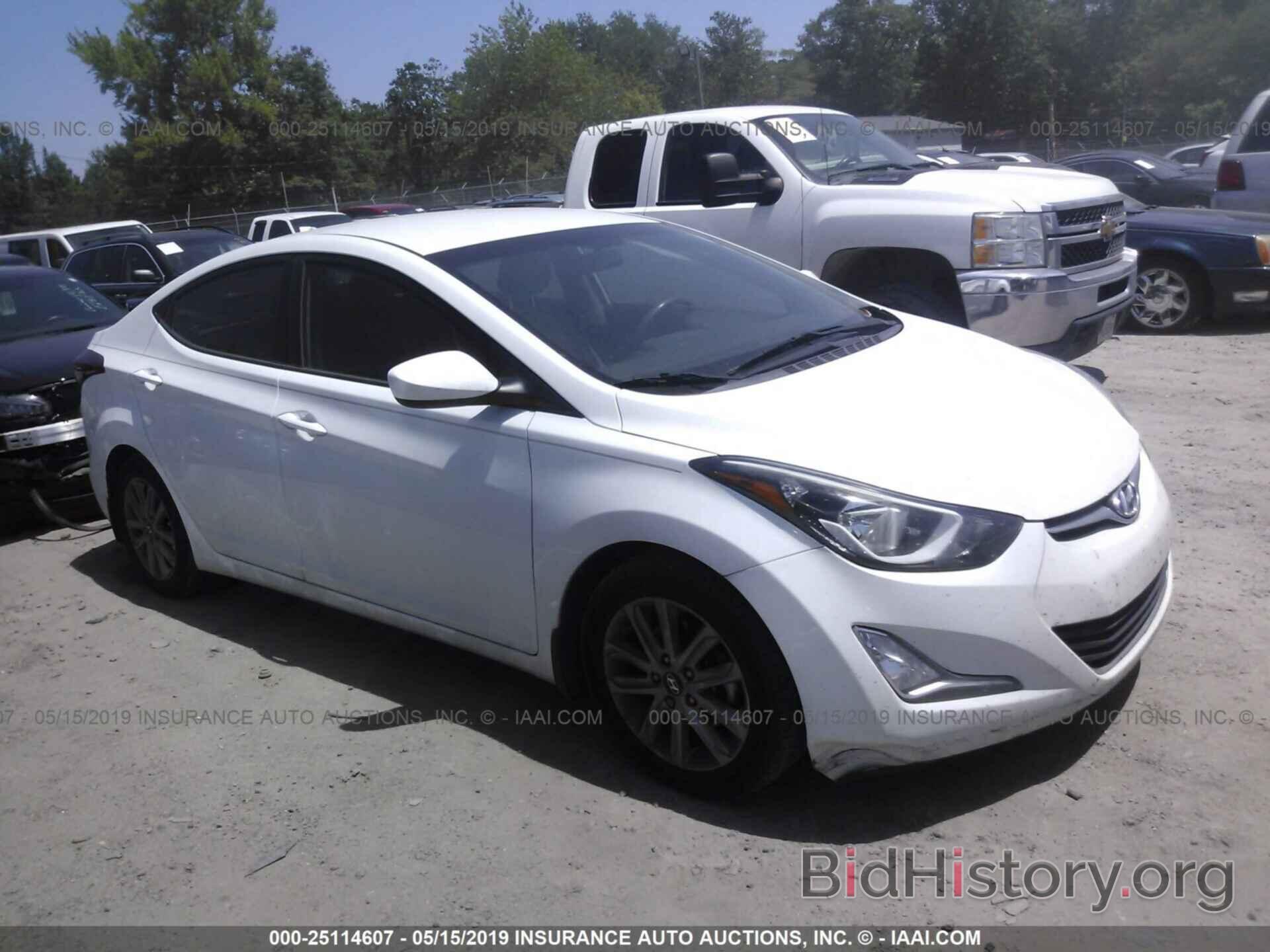 Photo 5NPDH4AEXGH713870 - HYUNDAI ELANTRA 2016