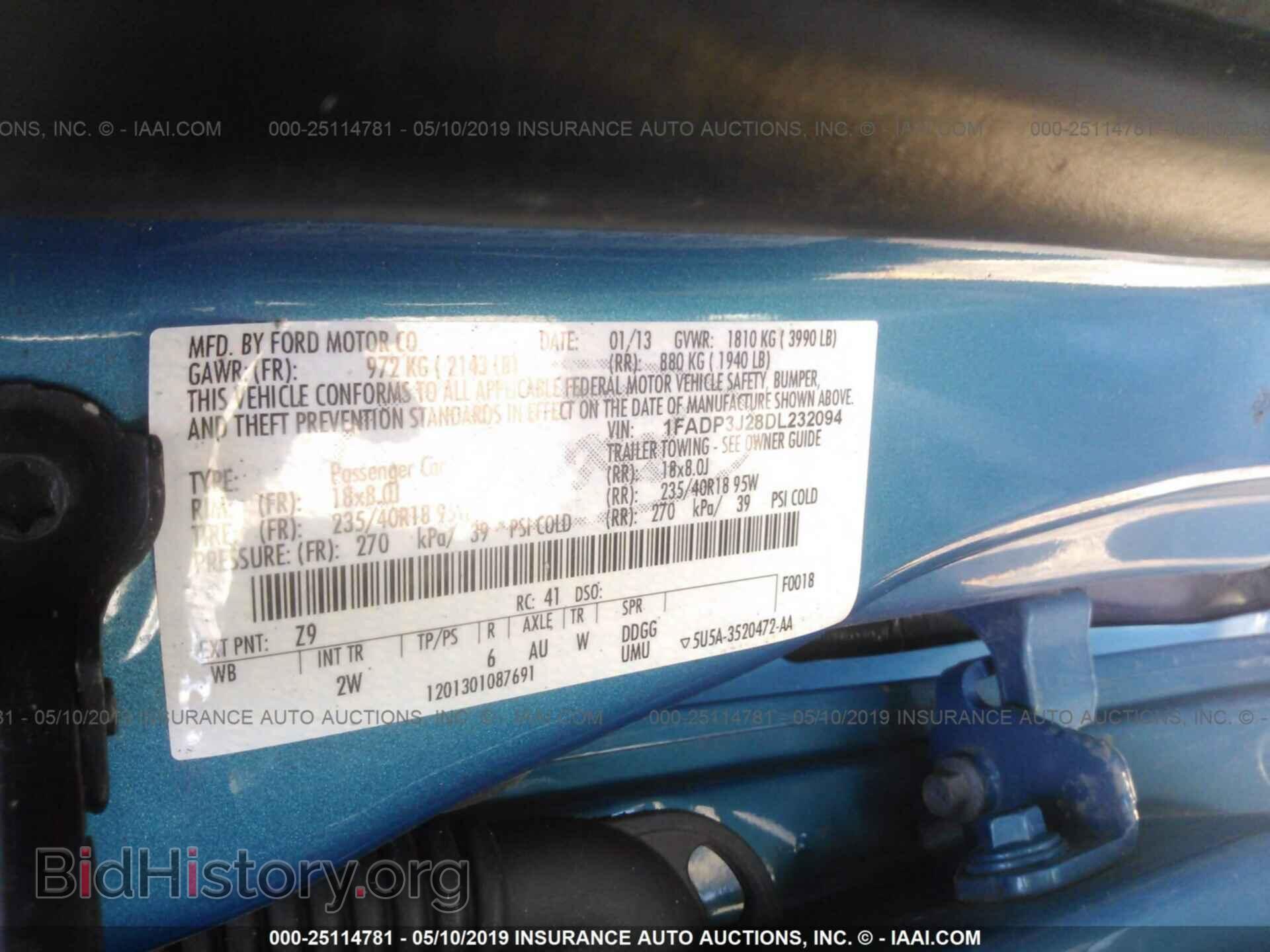 2013 FORD FOCUS - VIN: 1FADP3J28DL232094 - Photo 9