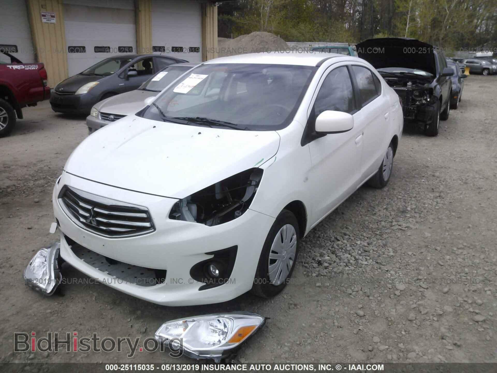 2017 MITSUBISHI MIRAGE - VIN: ML32F3FJ6HHF10719 - Фото 2