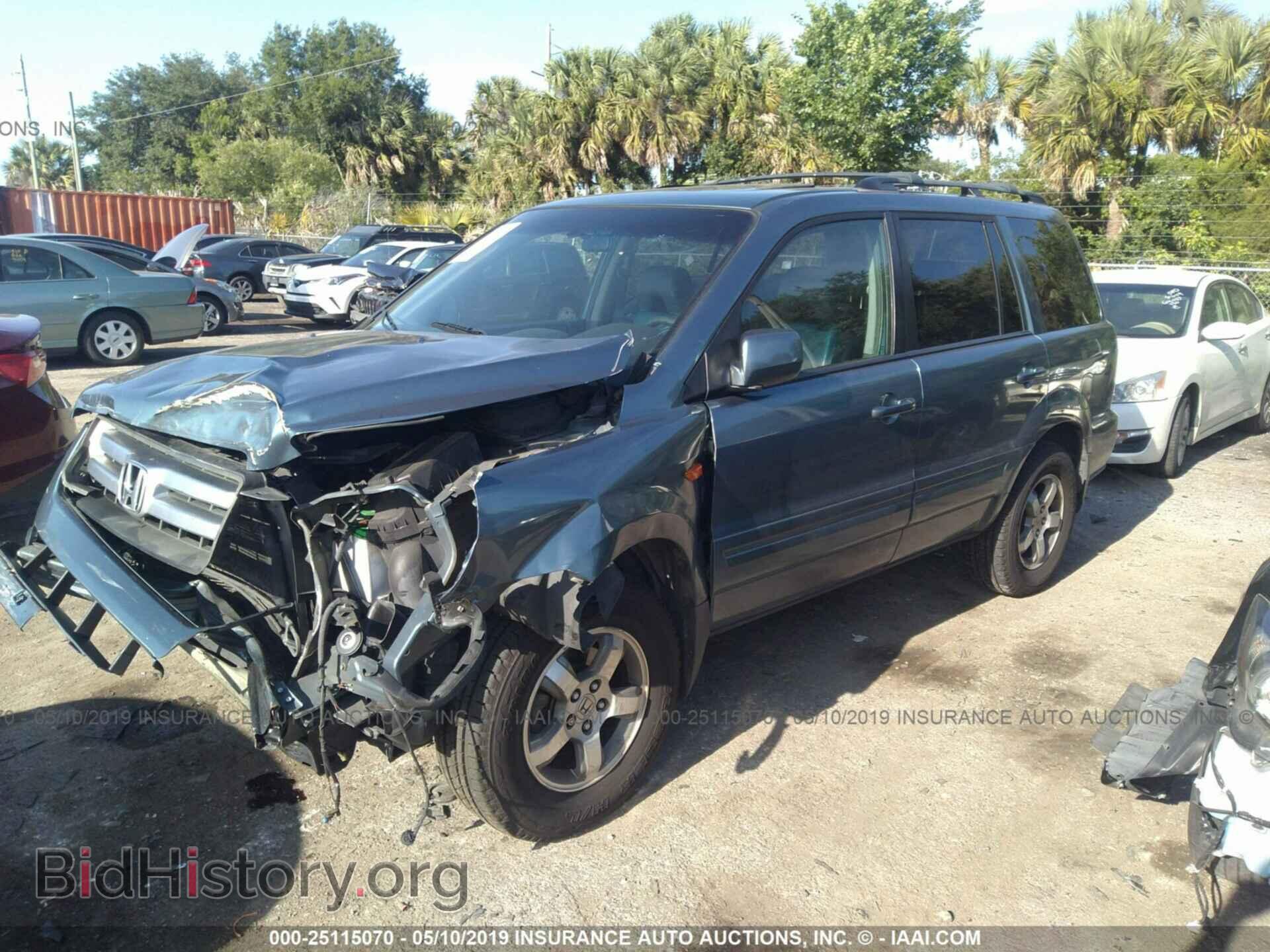 2006 HONDA PILOT - VIN: 5FNYF28766B014722 - Фото 2