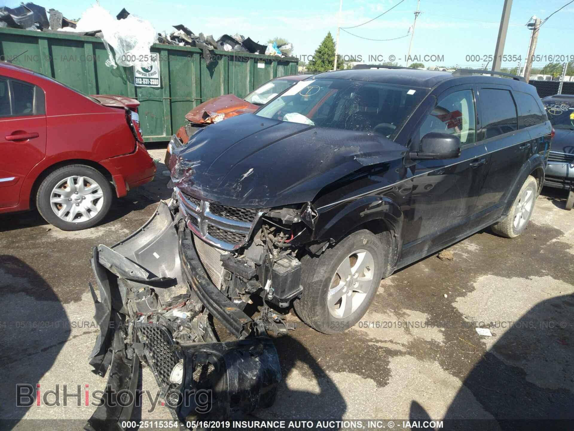 2012 DODGE JOURNEY - VIN: 3C4PDCBG9CT319824 - Фото 2