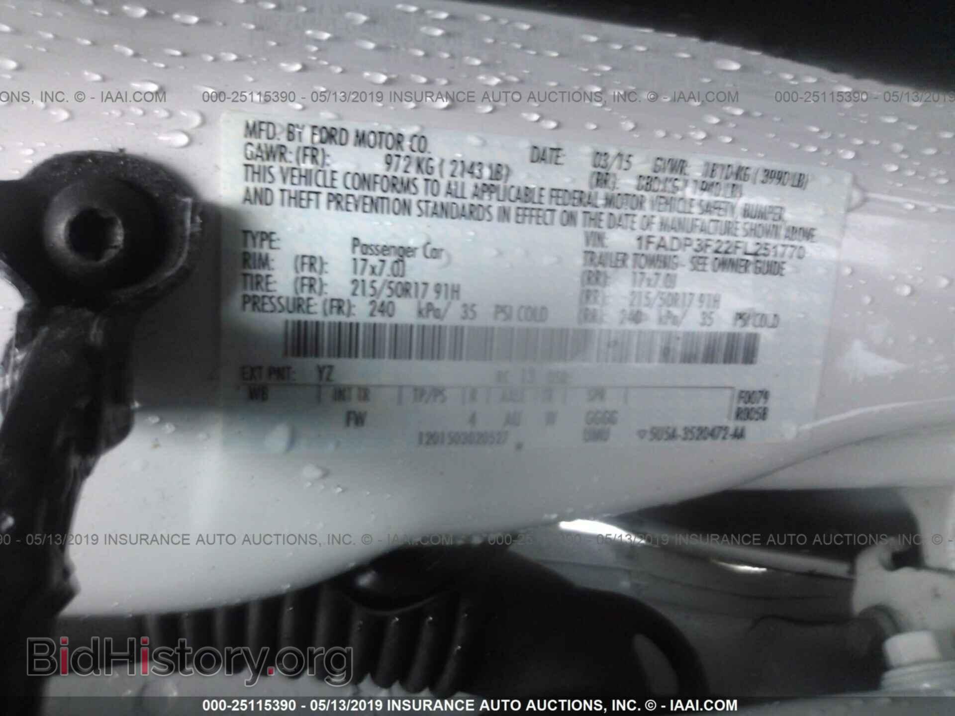 2015 FORD FOCUS - VIN: 1FADP3F22FL251770 - Photo 9