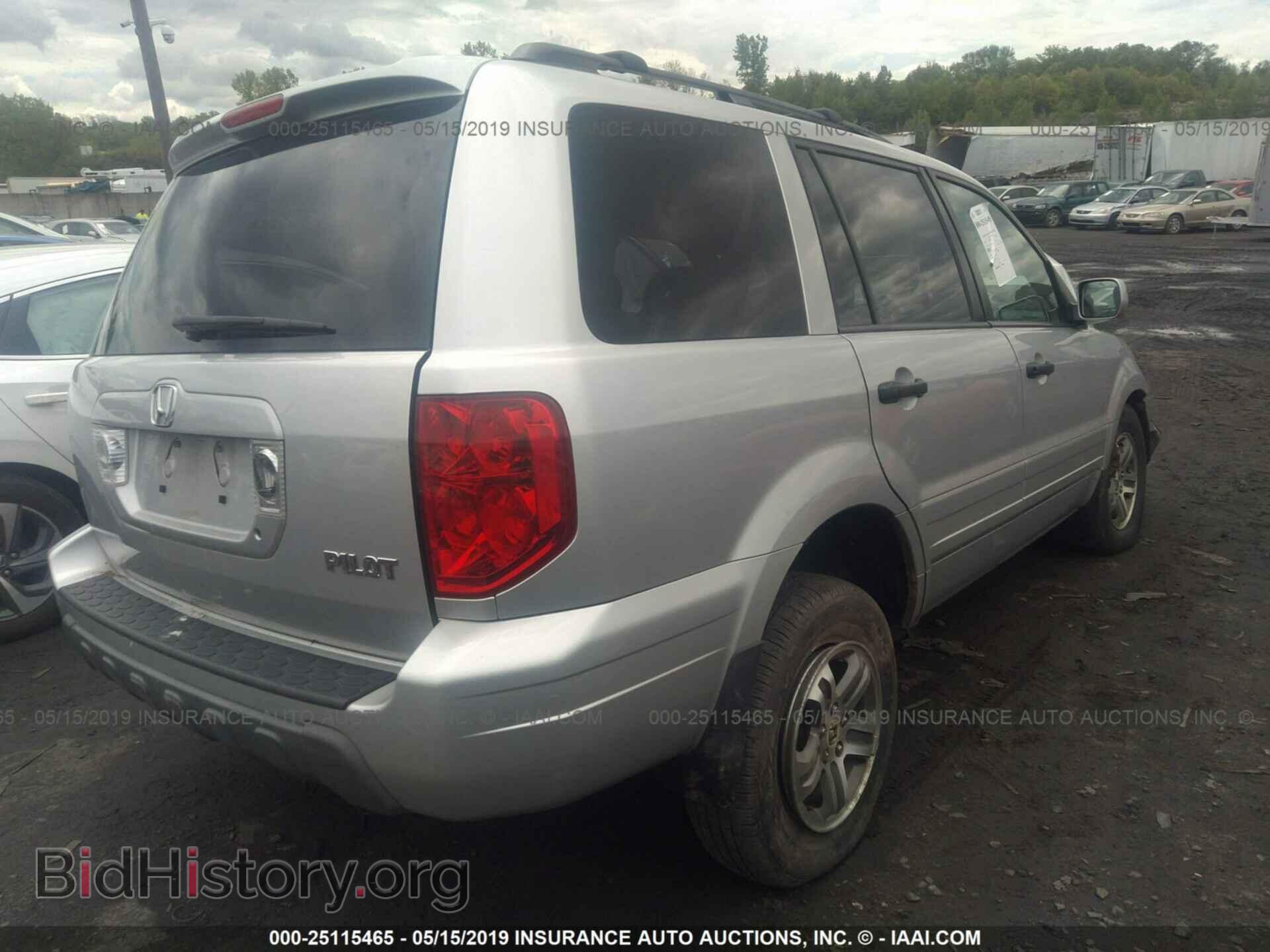 2005 HONDA PILOT - VIN: 5FNYF18565B058579 - Фото 4