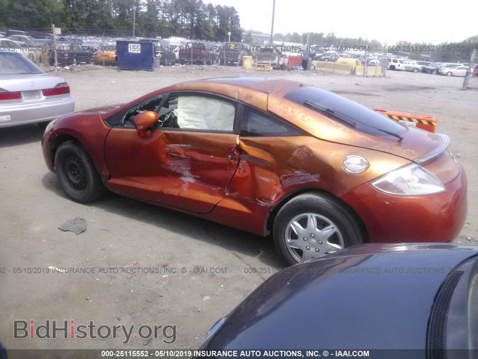 2006 MITSUBISHI ECLIPSE - VIN: 4A3AK34T36E025424 - Фото 3