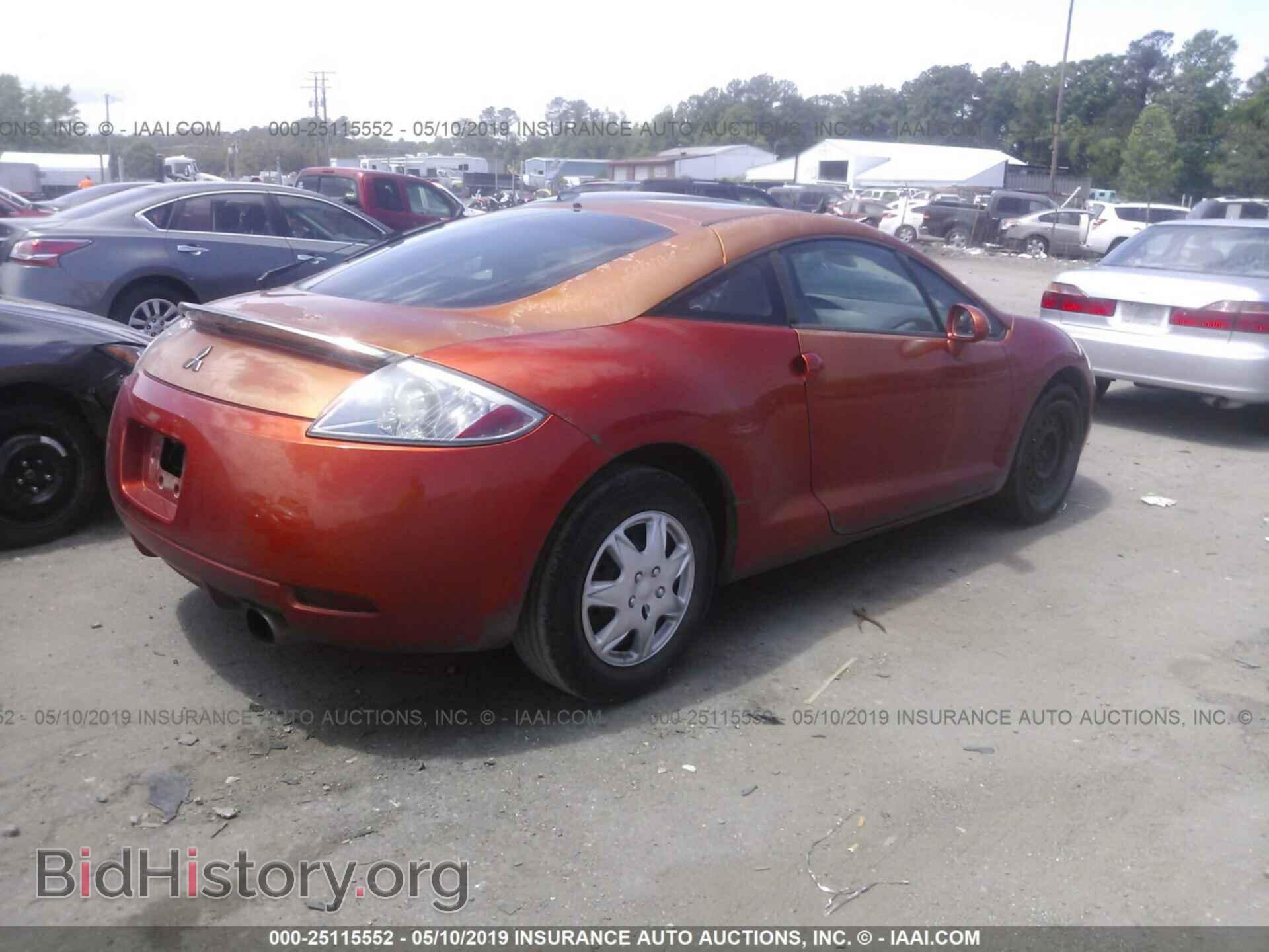 2006 MITSUBISHI ECLIPSE - VIN: 4A3AK34T36E025424 - Фото 4