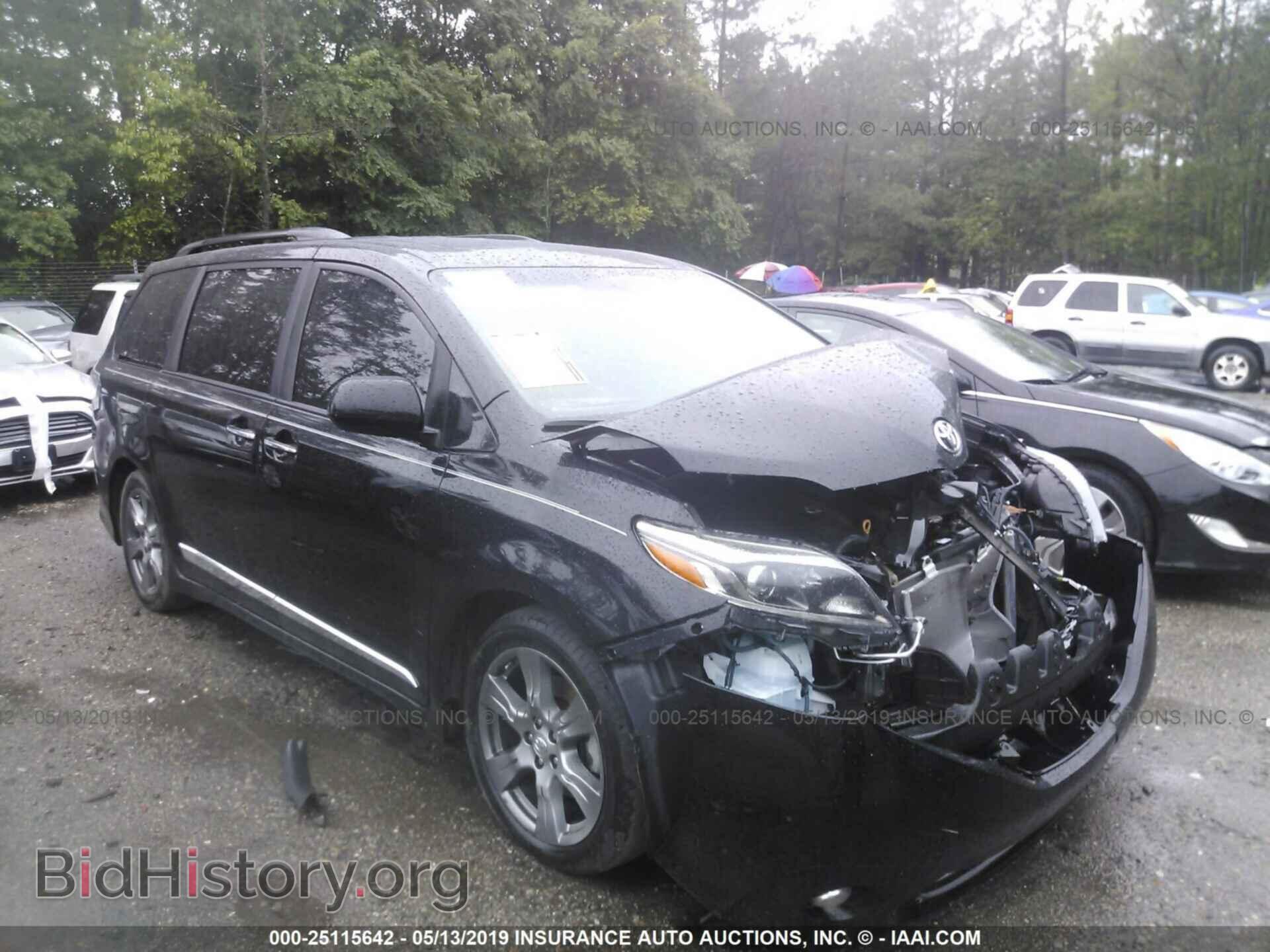 Photo 5TDXZ3DC6HS786339 - TOYOTA SIENNA 2017