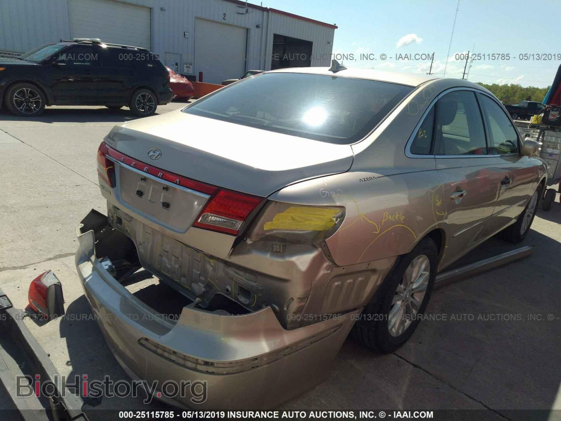 2011 HYUNDAI AZERA - VIN: KMHFC4DD7BA536992 - Фото 4