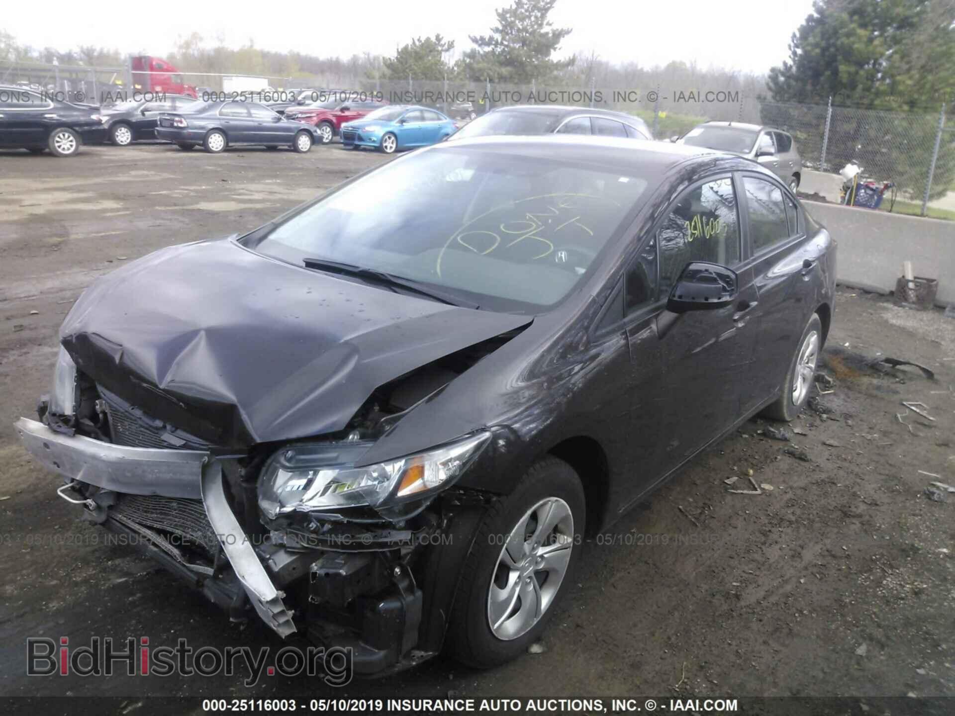 2013 HONDA CIVIC - VIN: 19XFB2F50DE017123 - Фото 2