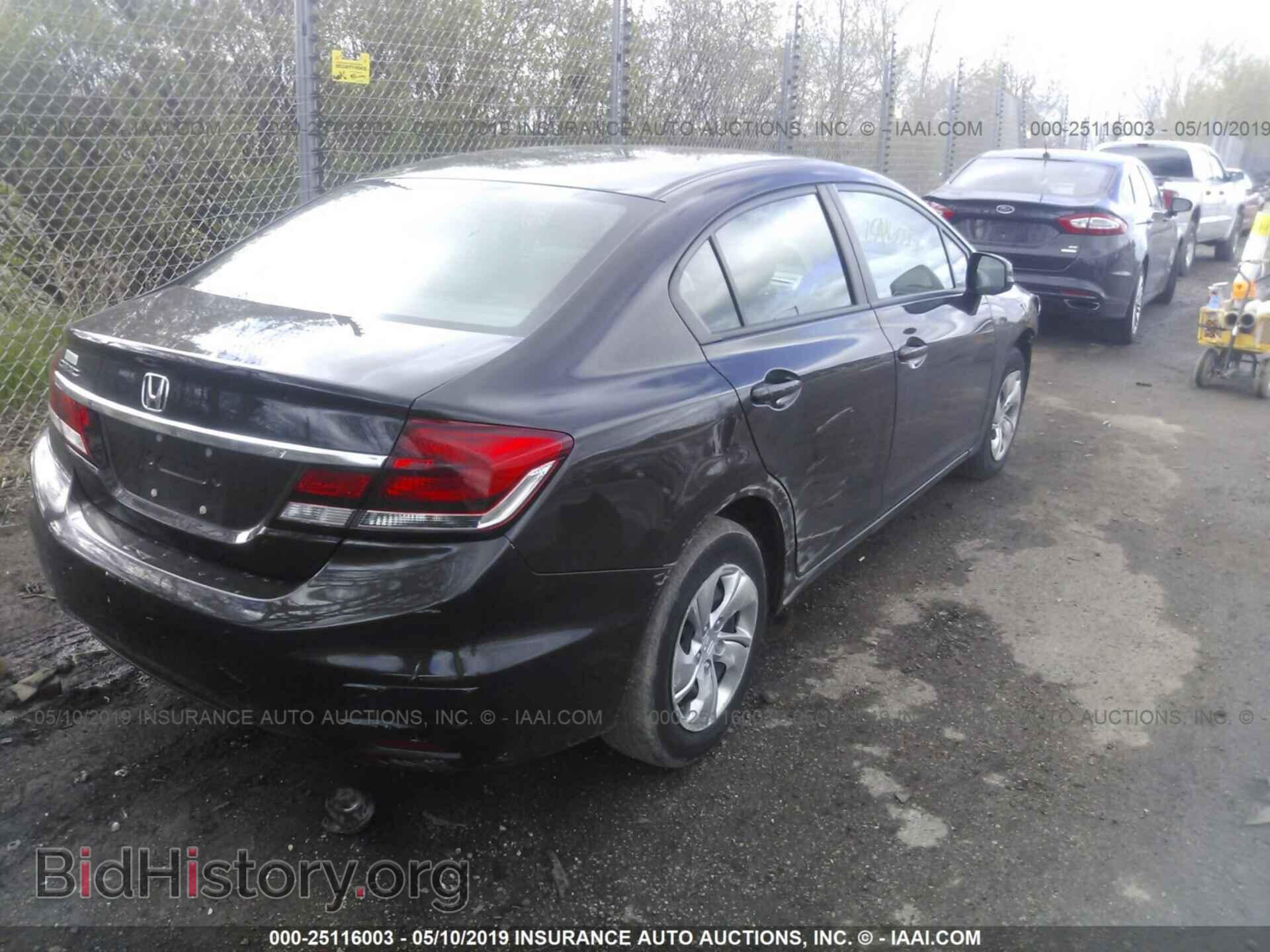 2013 HONDA CIVIC - VIN: 19XFB2F50DE017123 - Фото 4