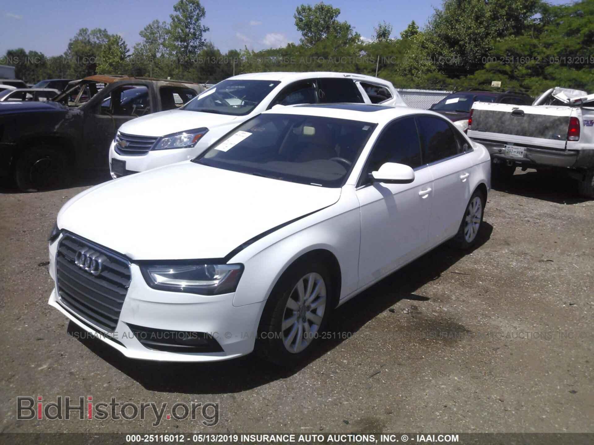 2013 AUDI A4 - VIN: WAUBFAFL0DA050649 - Photo 2