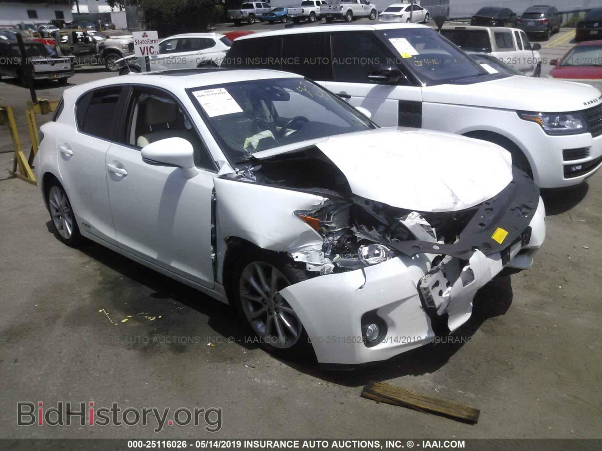 Фотография JTHKD5BH2D2171578 - LEXUS CT 2013