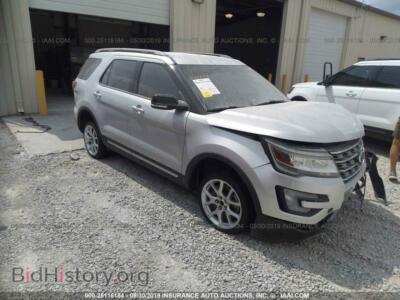 2016 Ford EXPLORER XLT, серебристый — VIN 1FM5K8D83GGC30224, IAAI
