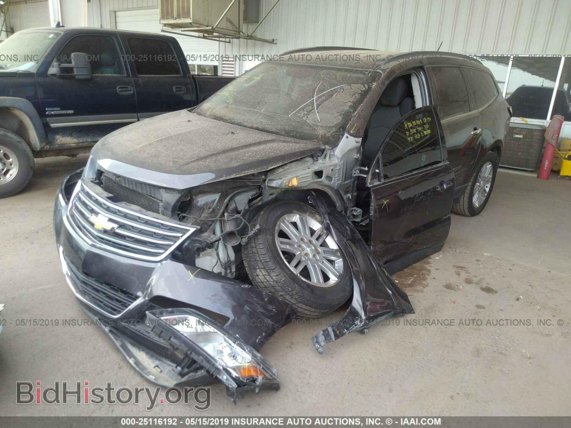 2013 CHEVROLET TRAVERSE - VIN: 1GNKRGKD4DJ213614 - Фото 2