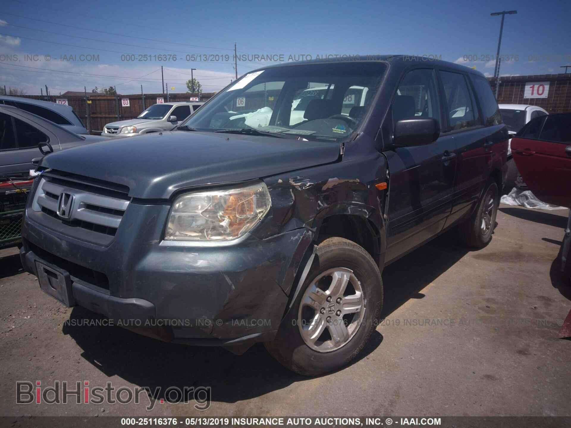 2006 HONDA PILOT - VIN: 2HKYF18196H540656 - Фото 2
