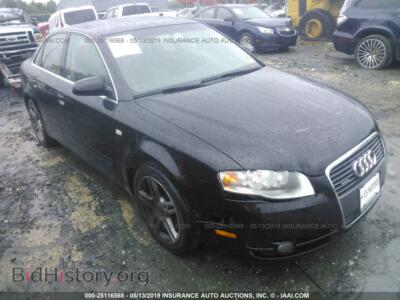2007 Audi A4 2.0T Quattro, черный — VIN WAUDF78E27A272365, IAAI