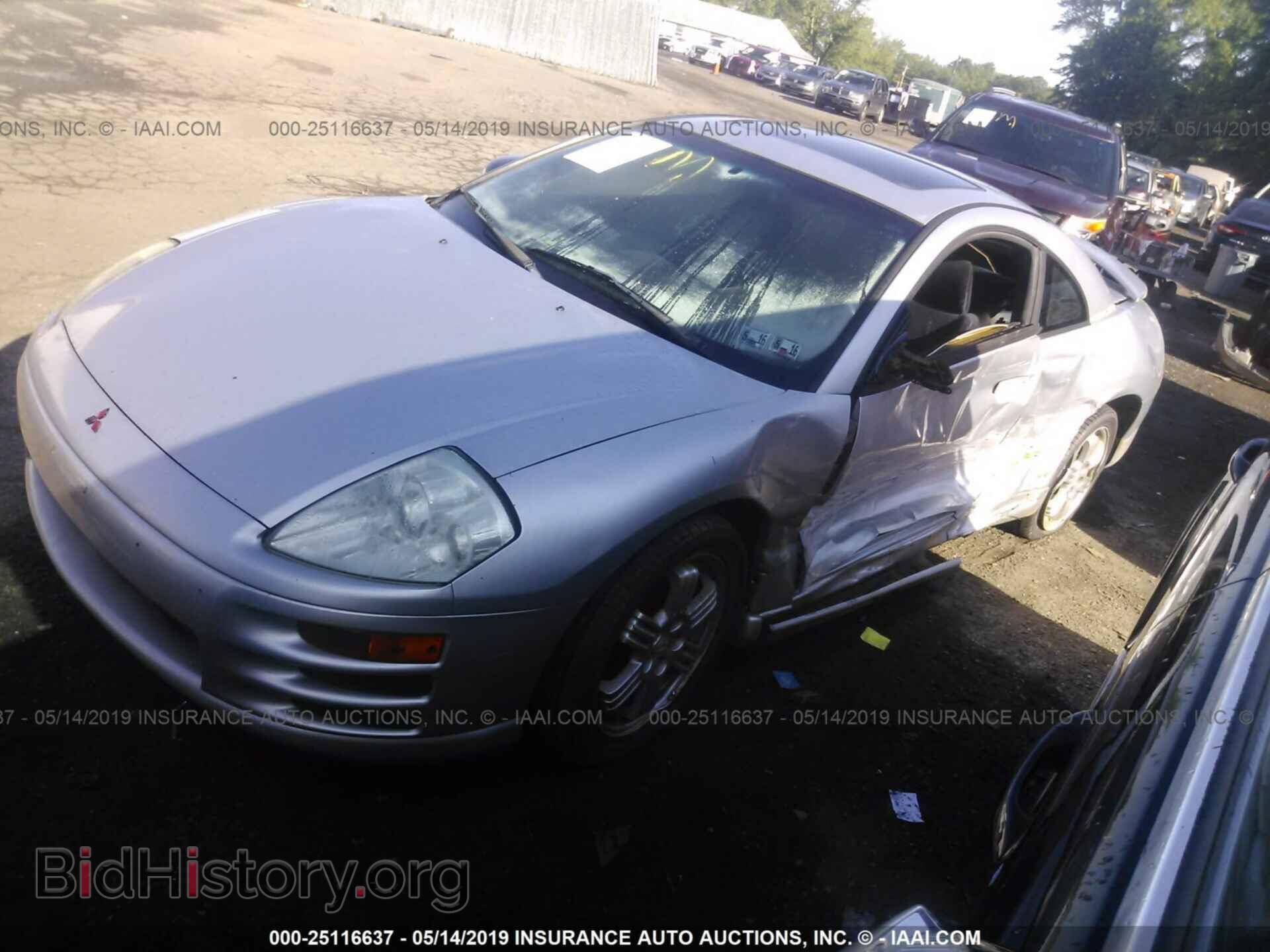 2001 MITSUBISHI ECLIPSE - VIN: 4A3AC84H91E104594 - Фото 2