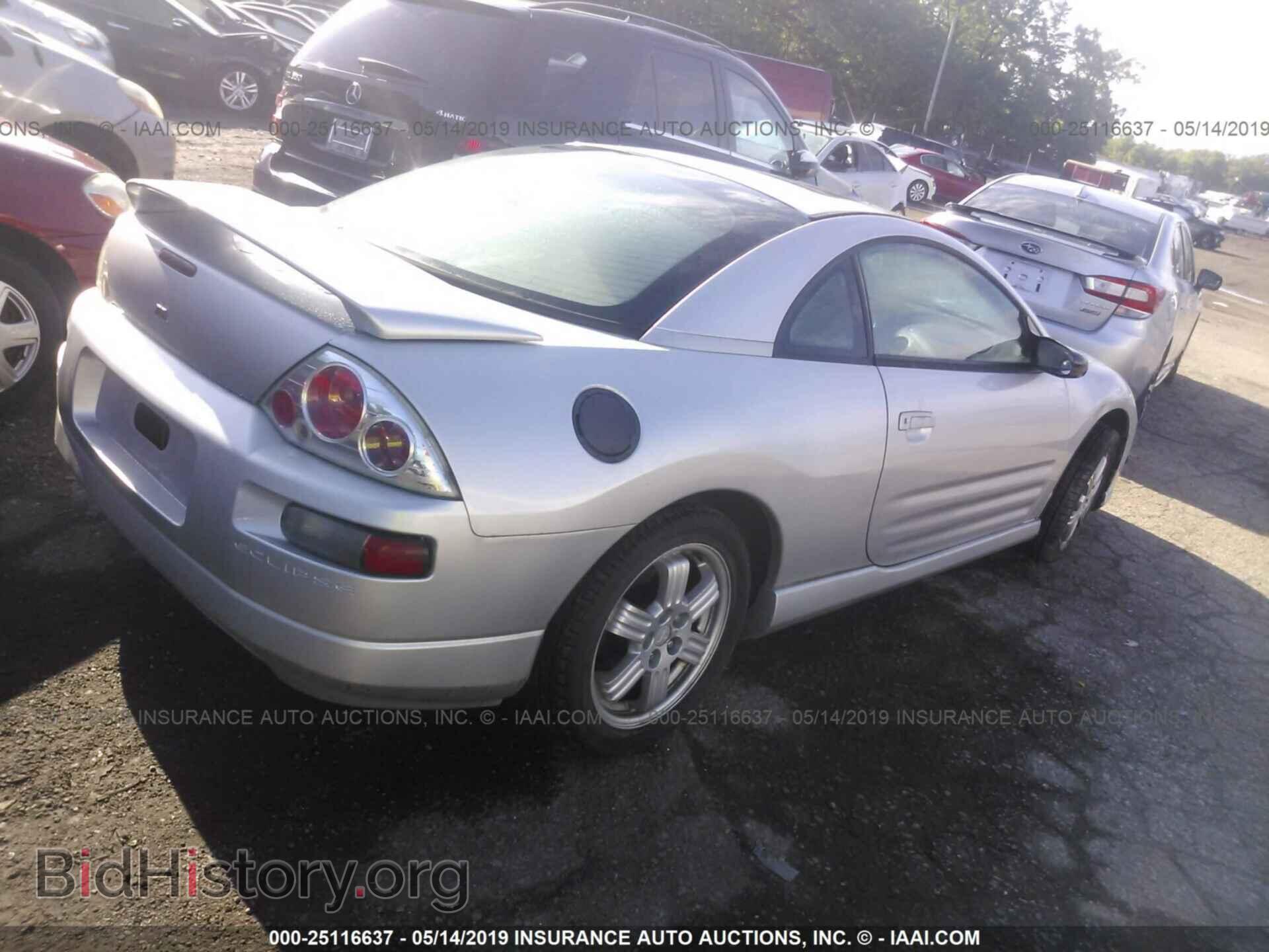 2001 MITSUBISHI ECLIPSE - VIN: 4A3AC84H91E104594 - Фото 4