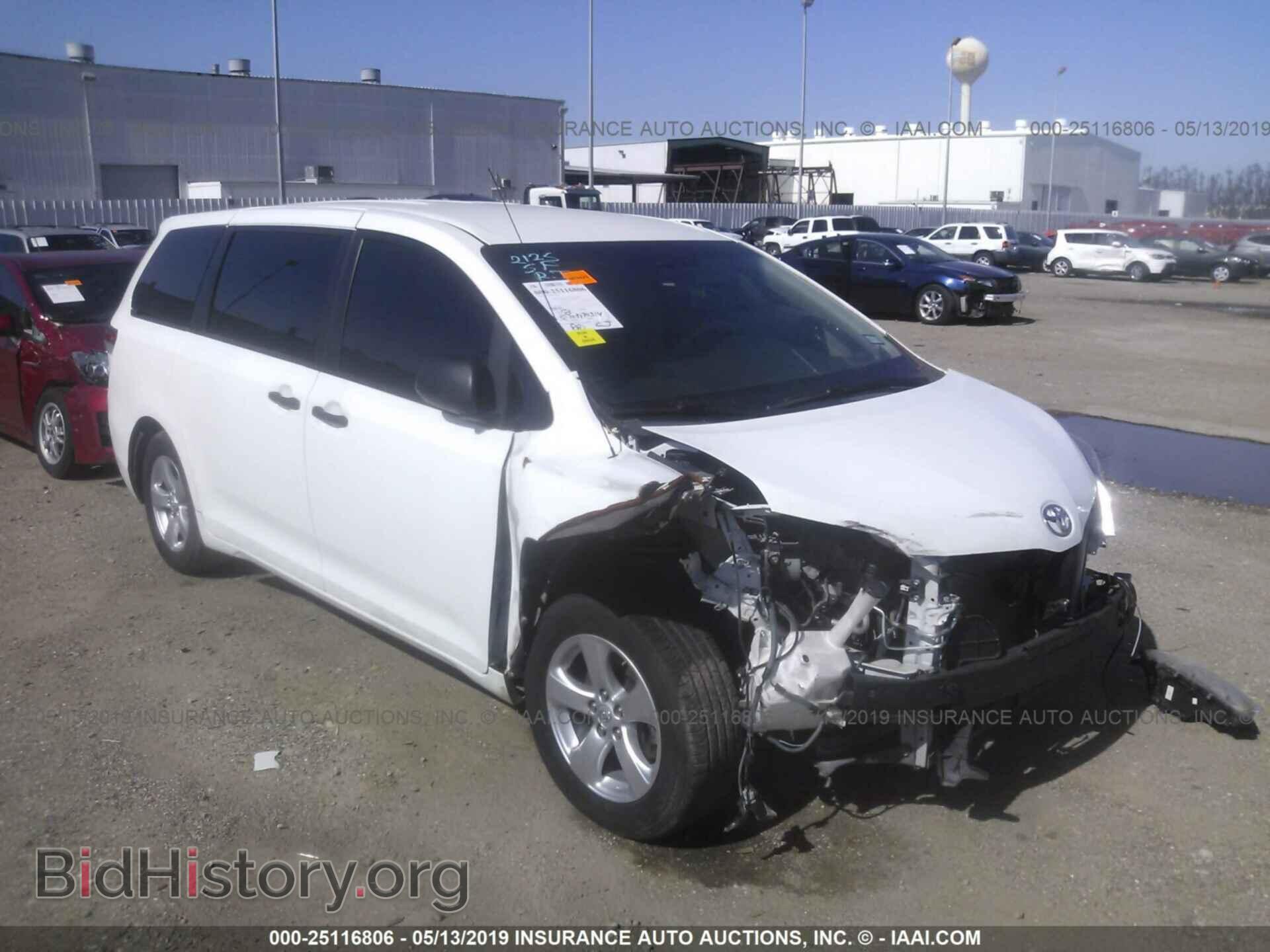 Photo 5TDZK3DC8DS395202 - TOYOTA SIENNA 2013
