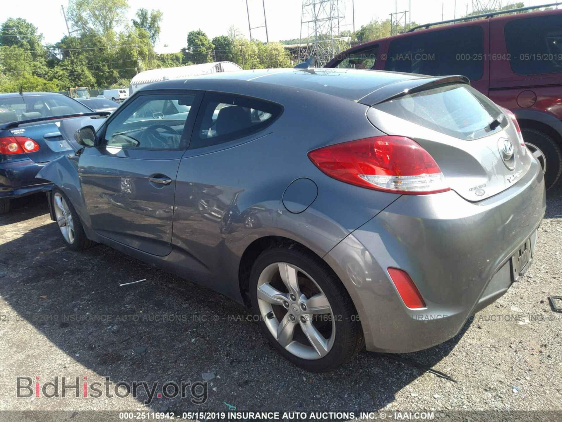 2013 HYUNDAI VELOSTER - VIN: KMHTC6AD8DU094311 - Фото 3