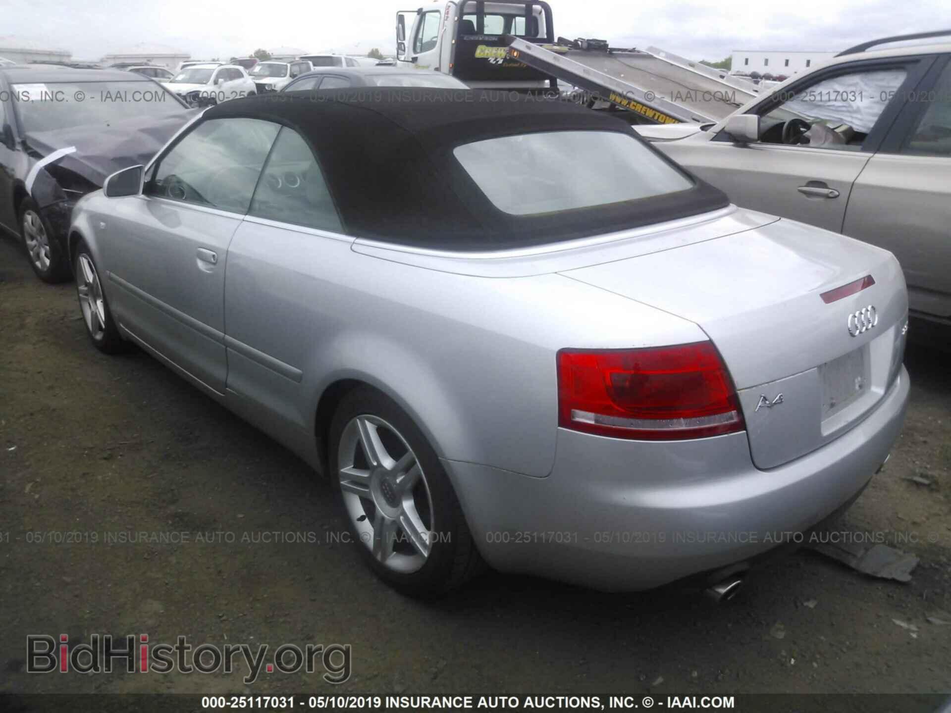2007 AUDI A4 - VIN: WAUAF48H27K021237 - Photo 3