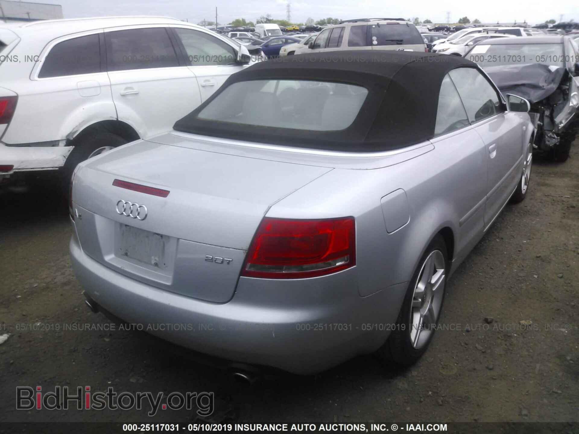 2007 AUDI A4 - VIN: WAUAF48H27K021237 - Photo 4