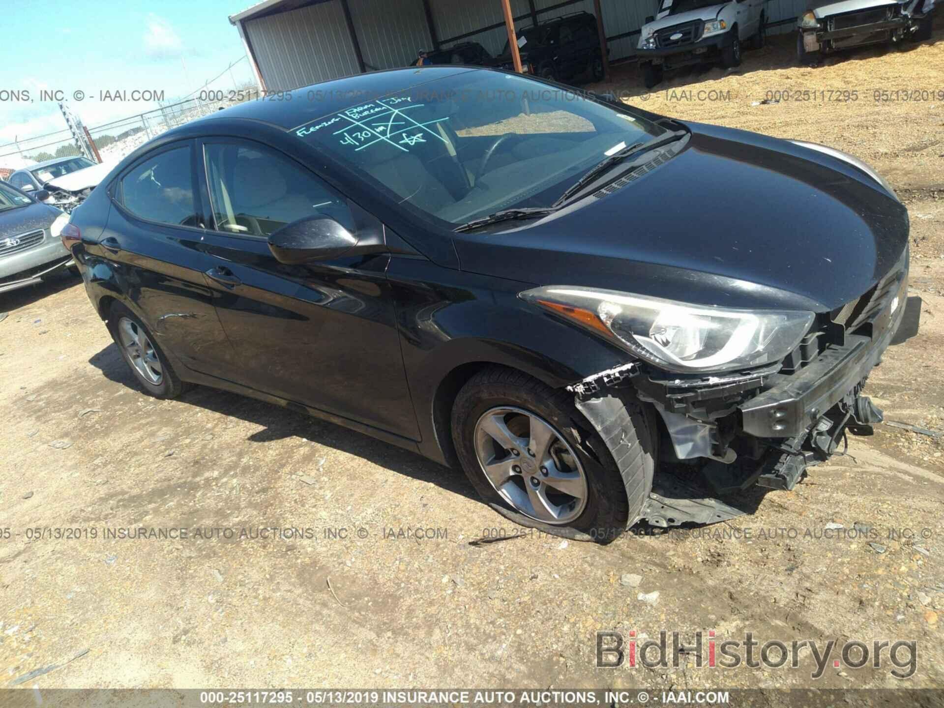 Photo KMHDH4AE6EU142456 - HYUNDAI ELANTRA 2014