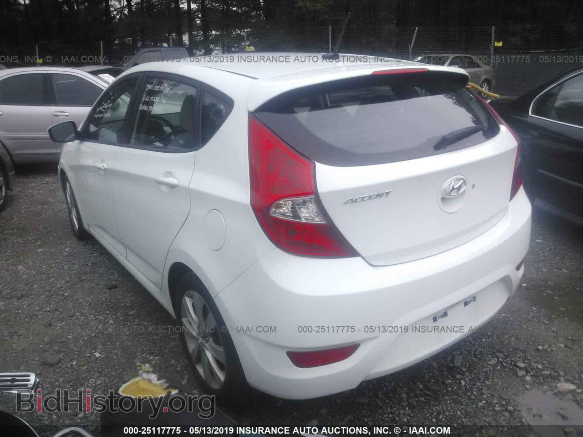 2012 HYUNDAI ACCENT - VIN: KMHCU5AE2CU004973 - Фото 3