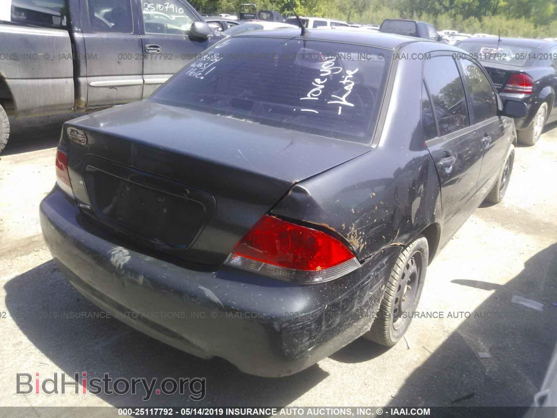 2004 MITSUBISHI LANCER - VIN: JA3AJ26E74U063044 - Фото 4