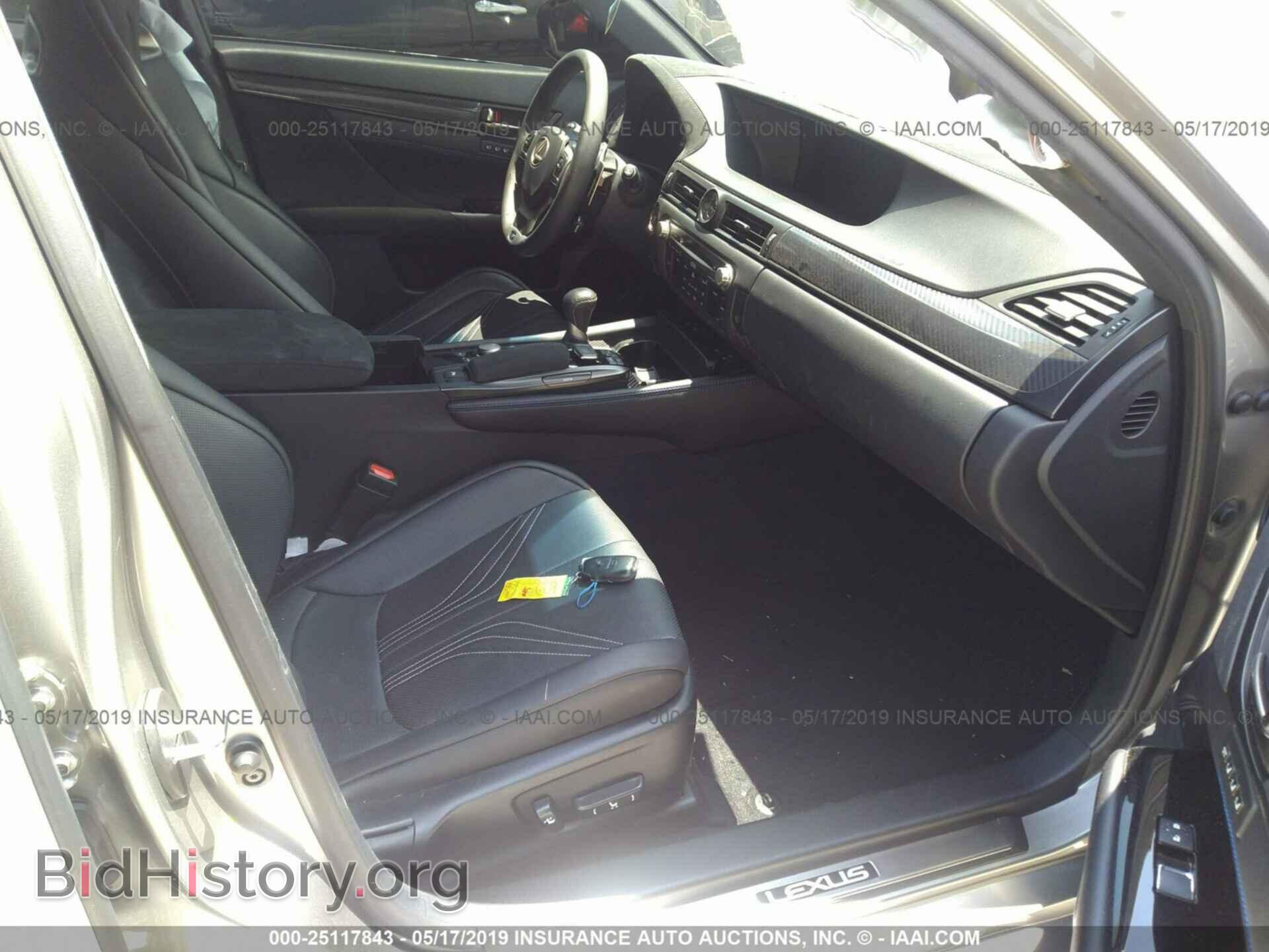 2016 LEXUS GS-F - VIN: JTHBP1BL7GA000503 - Фото 5