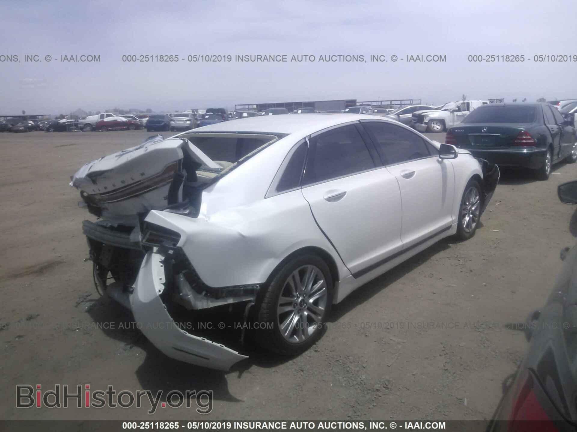 2013 LINCOLN MKZ - VIN: 3LN6L2G97DR804802 - Фото 4