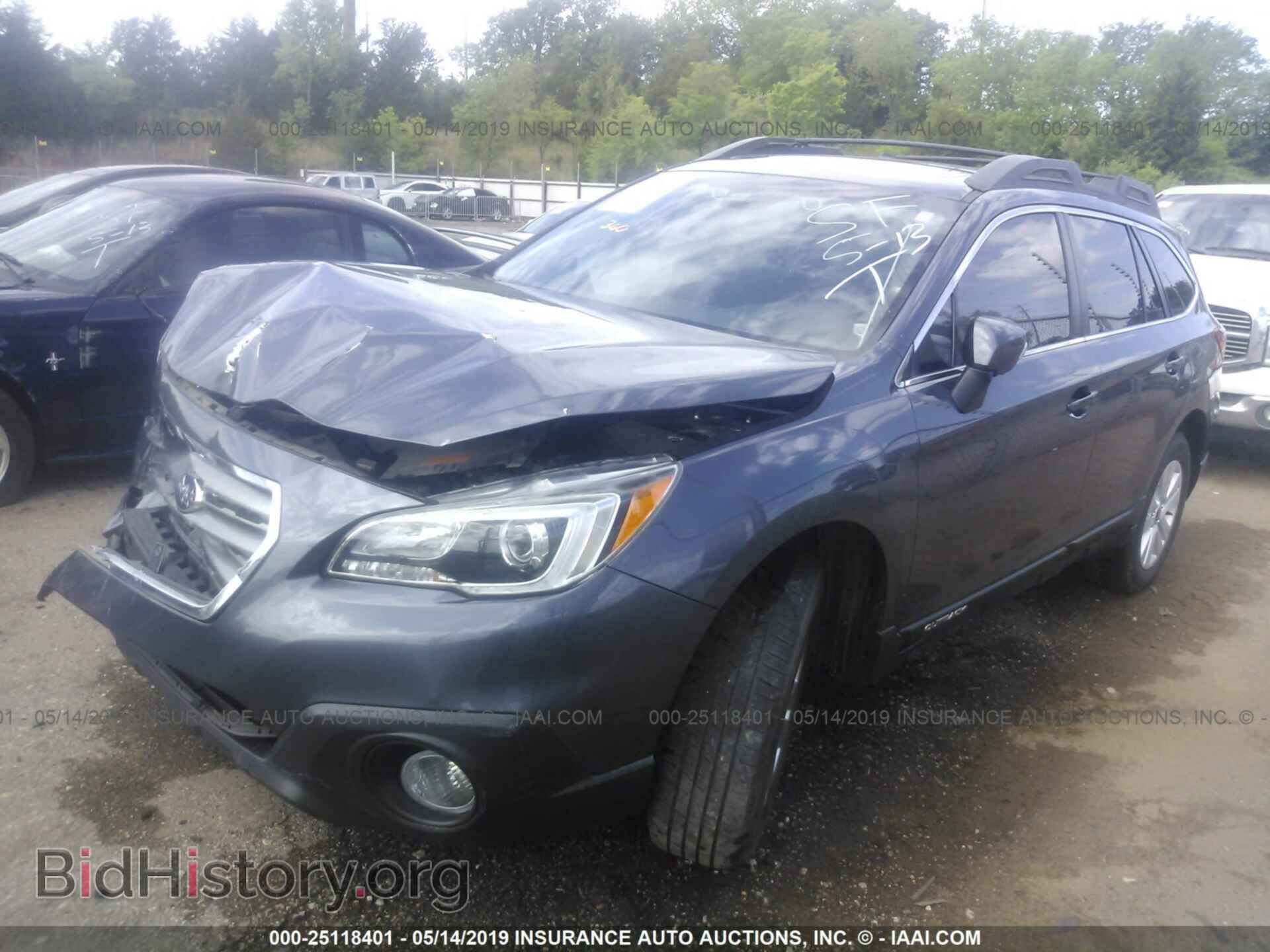 2015 SUBARU OUTBACK - VIN: 4S4BSAHC6F3344149 - Фото 2