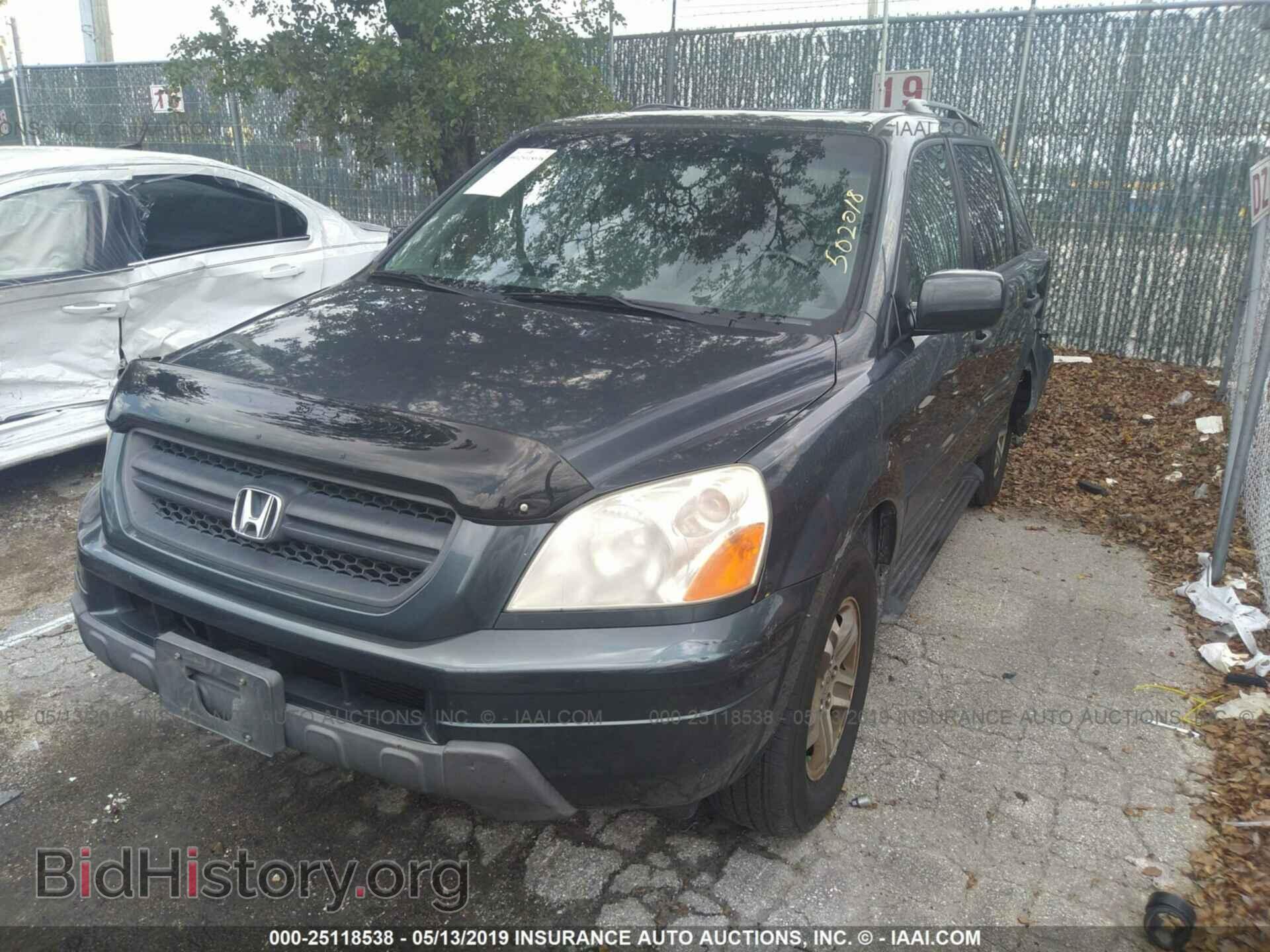 2005 HONDA PILOT - VIN: 2HKYF18735H502018 - Фото 2