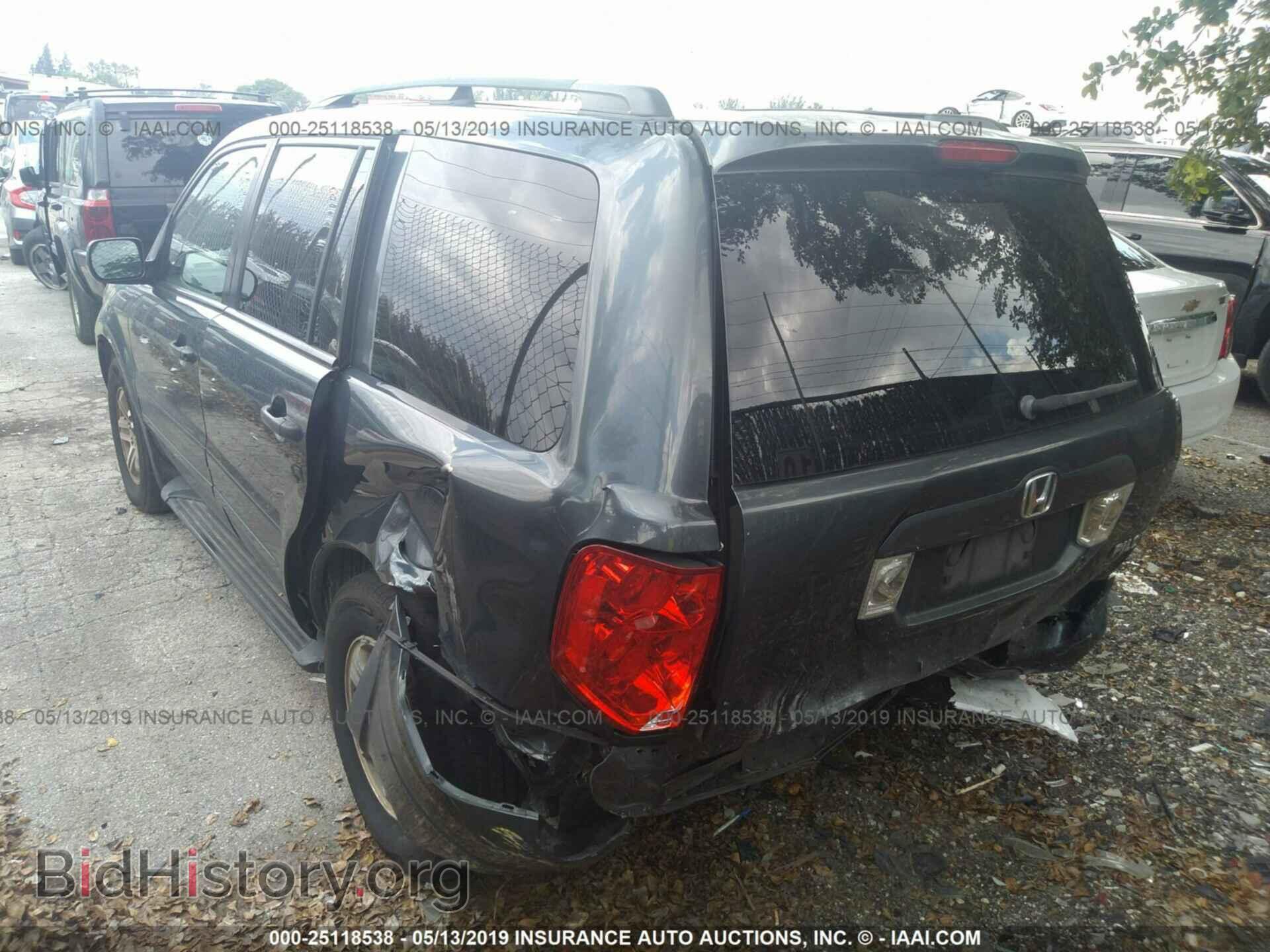 2005 HONDA PILOT - VIN: 2HKYF18735H502018 - Фото 3