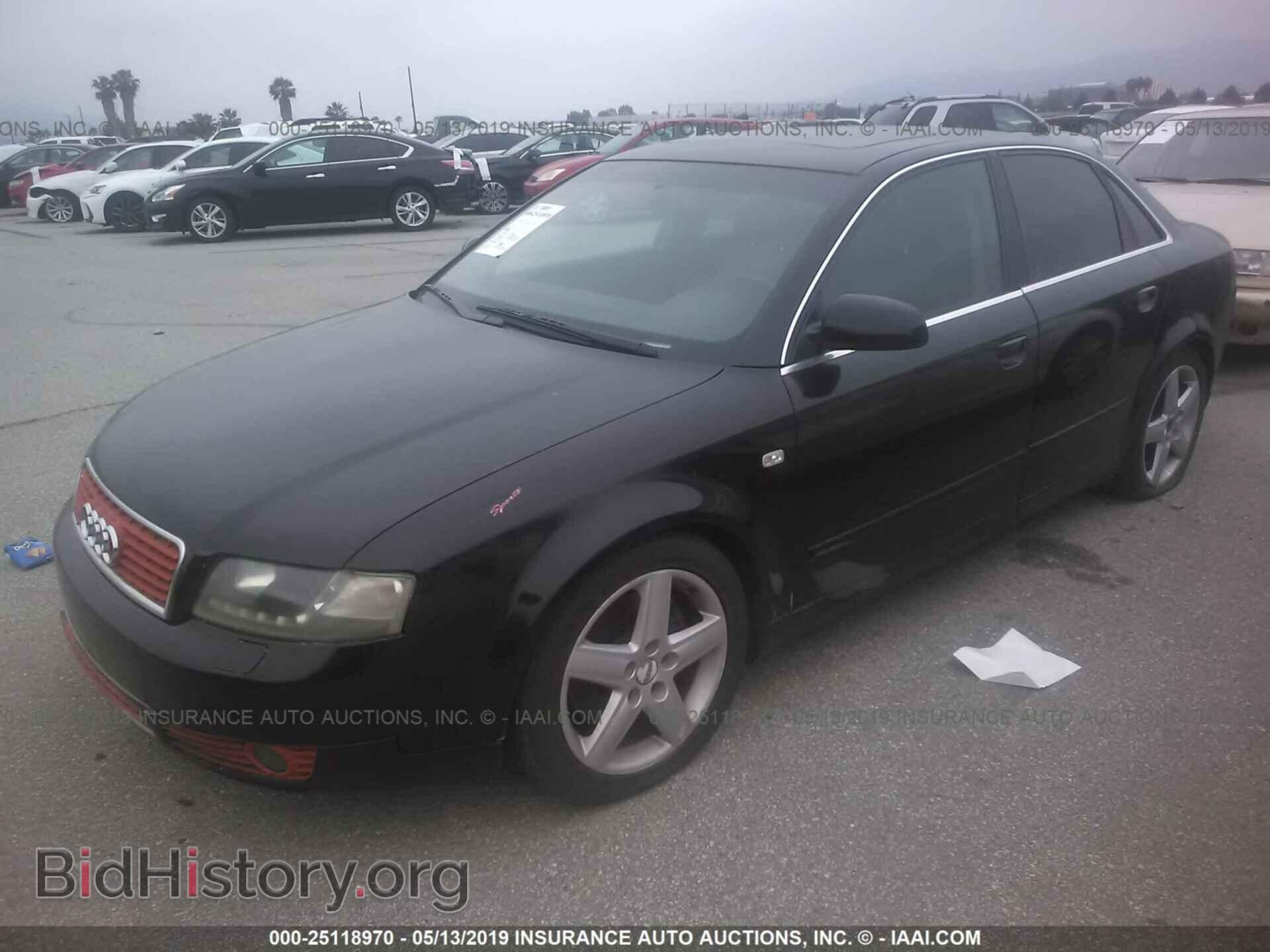 2002 AUDI A4 - VIN: WAULT68E72A182054 - Фото 2